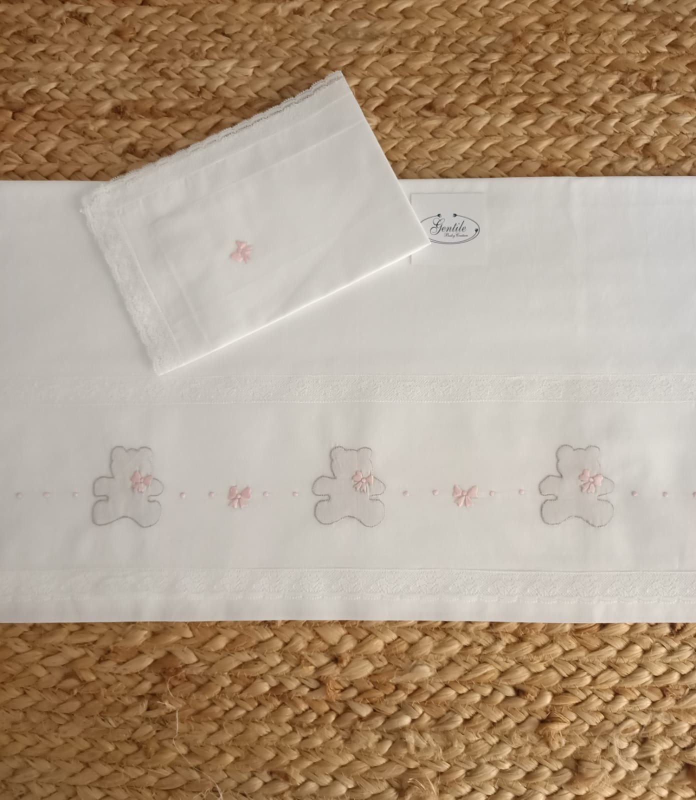 Puccio Sei la mia Stella Set Lenzuola Carrozzina Rosa - Prezzo da €58,00€ | official