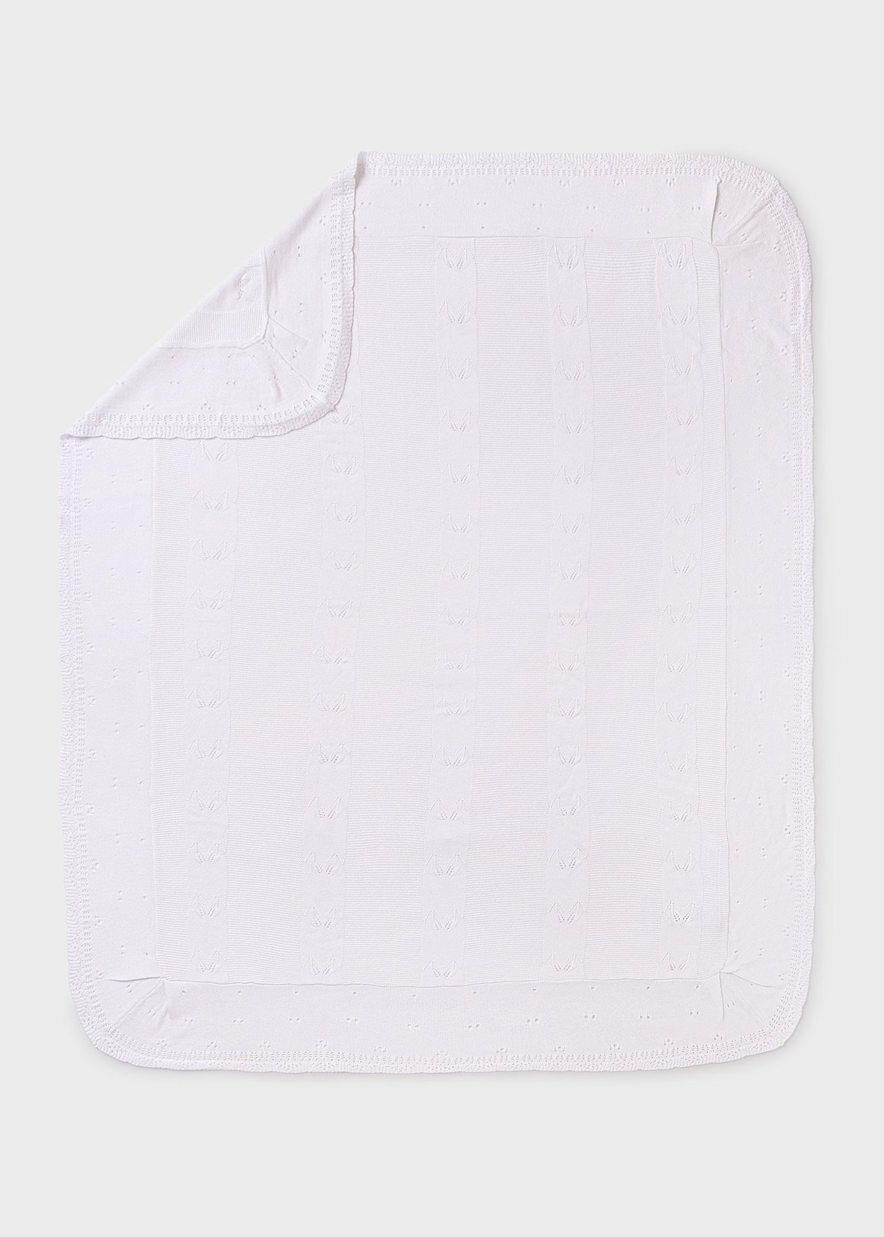 Copertina in filo di cotone Bianco Mayoral