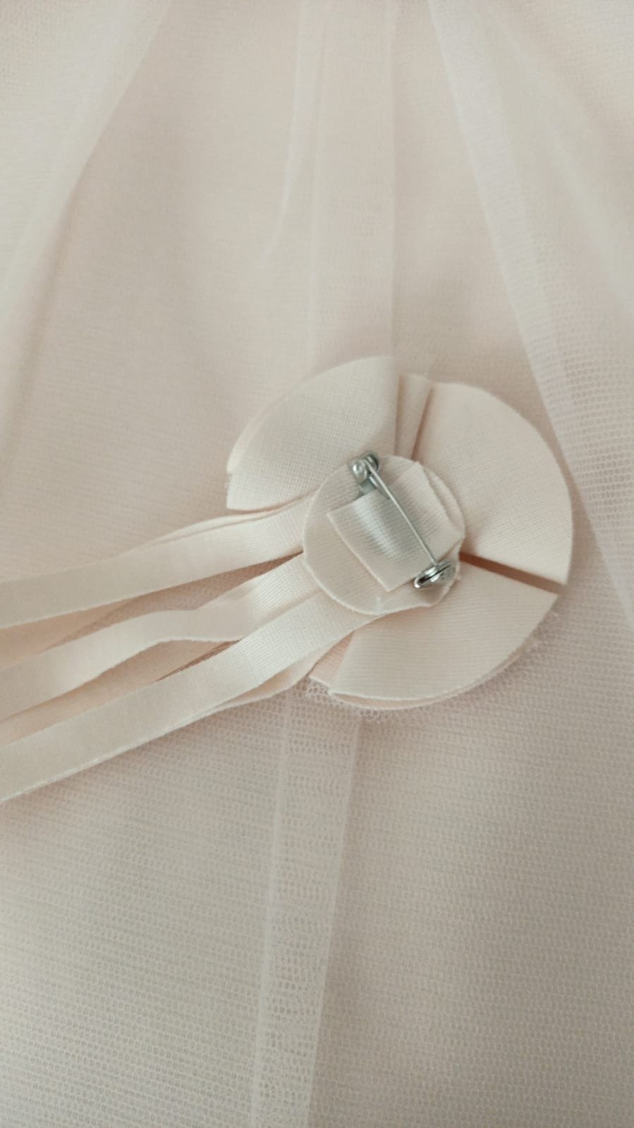 Abito elegante in tulle Rosa Cipria Chiaro Barcellino