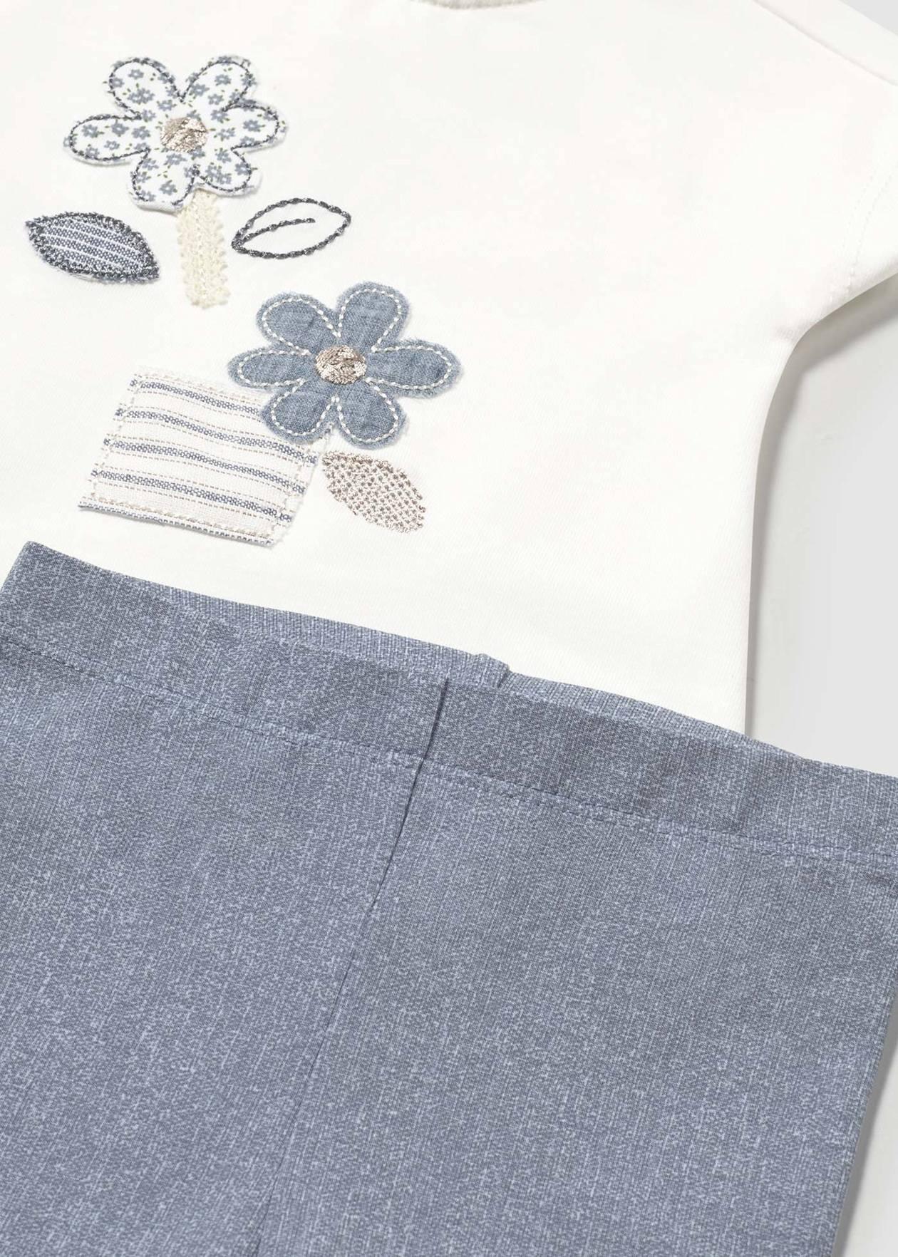 Completo leggings e maglietta in cotone Mayoral