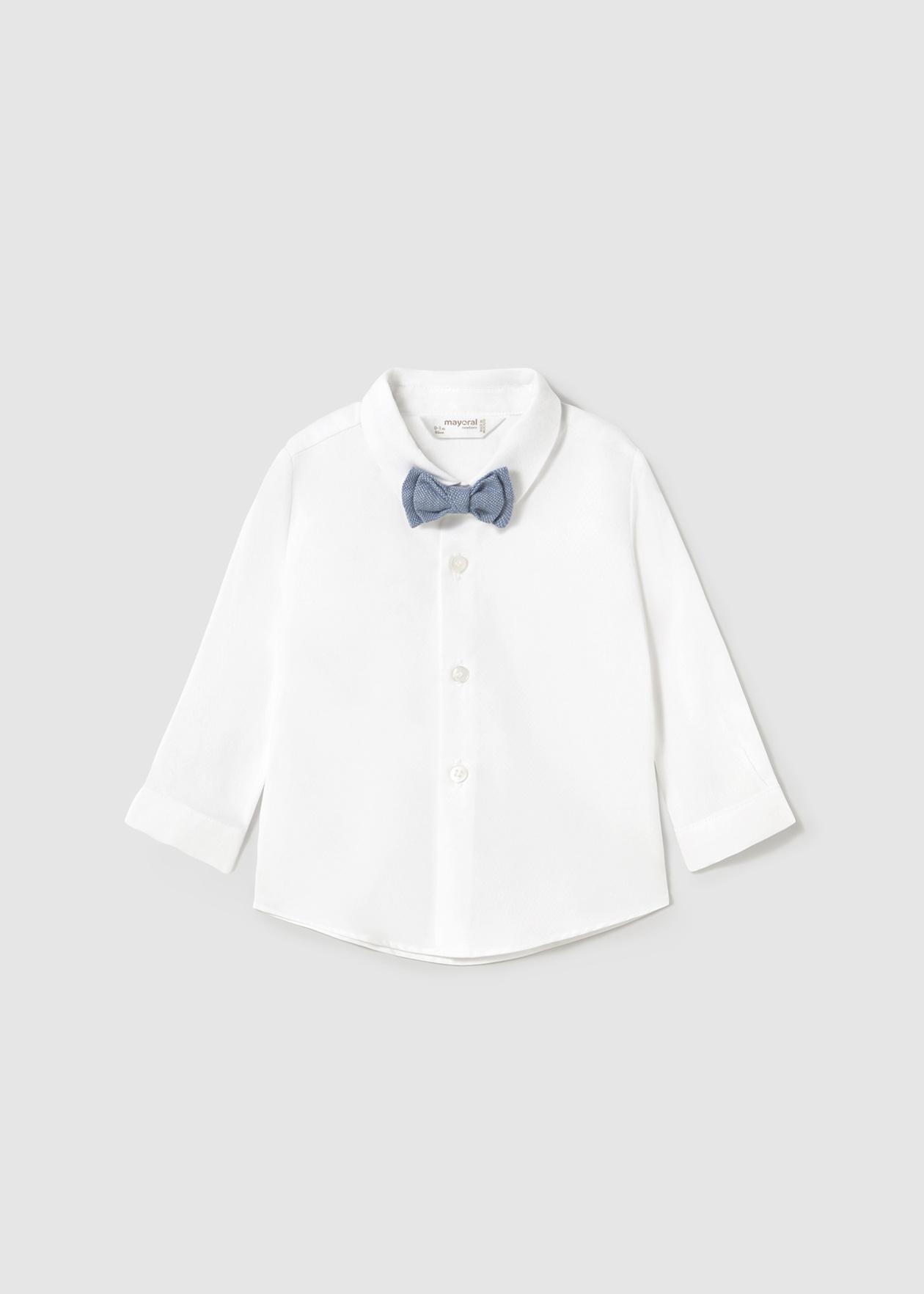 Camicia in puro cotone con papillon Mayoral