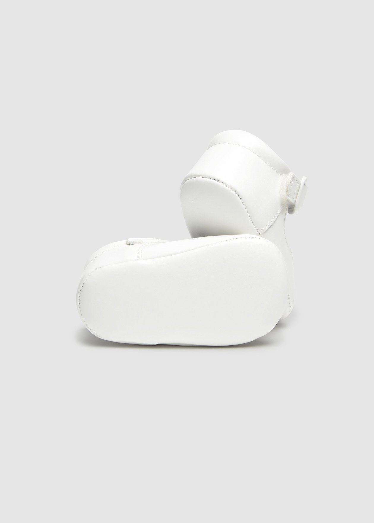 Scarpette traforate neonato Bianco Mayoral