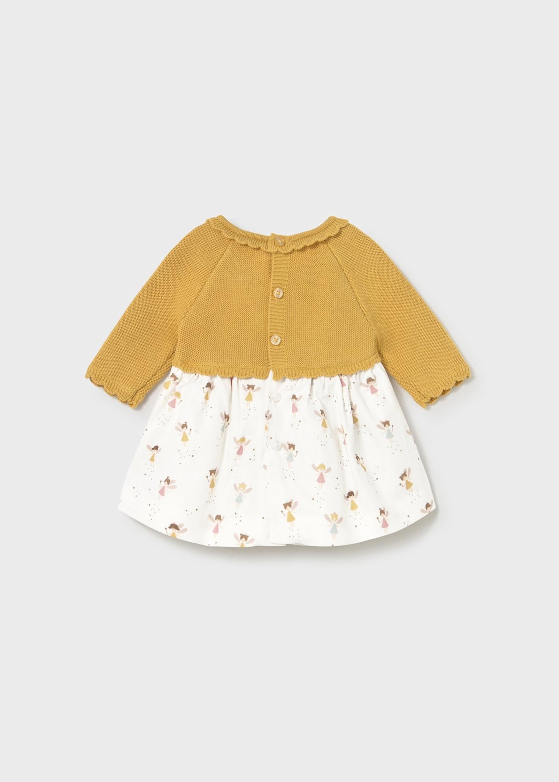 Vestito in caldo cotone Giallo Mayoral