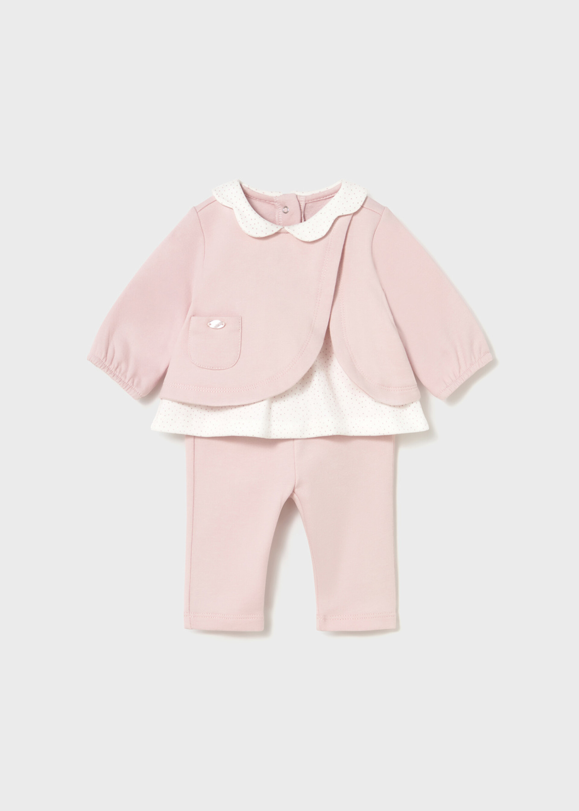 Completo 2 pezzi in caldo cotone Rosa Mayoral