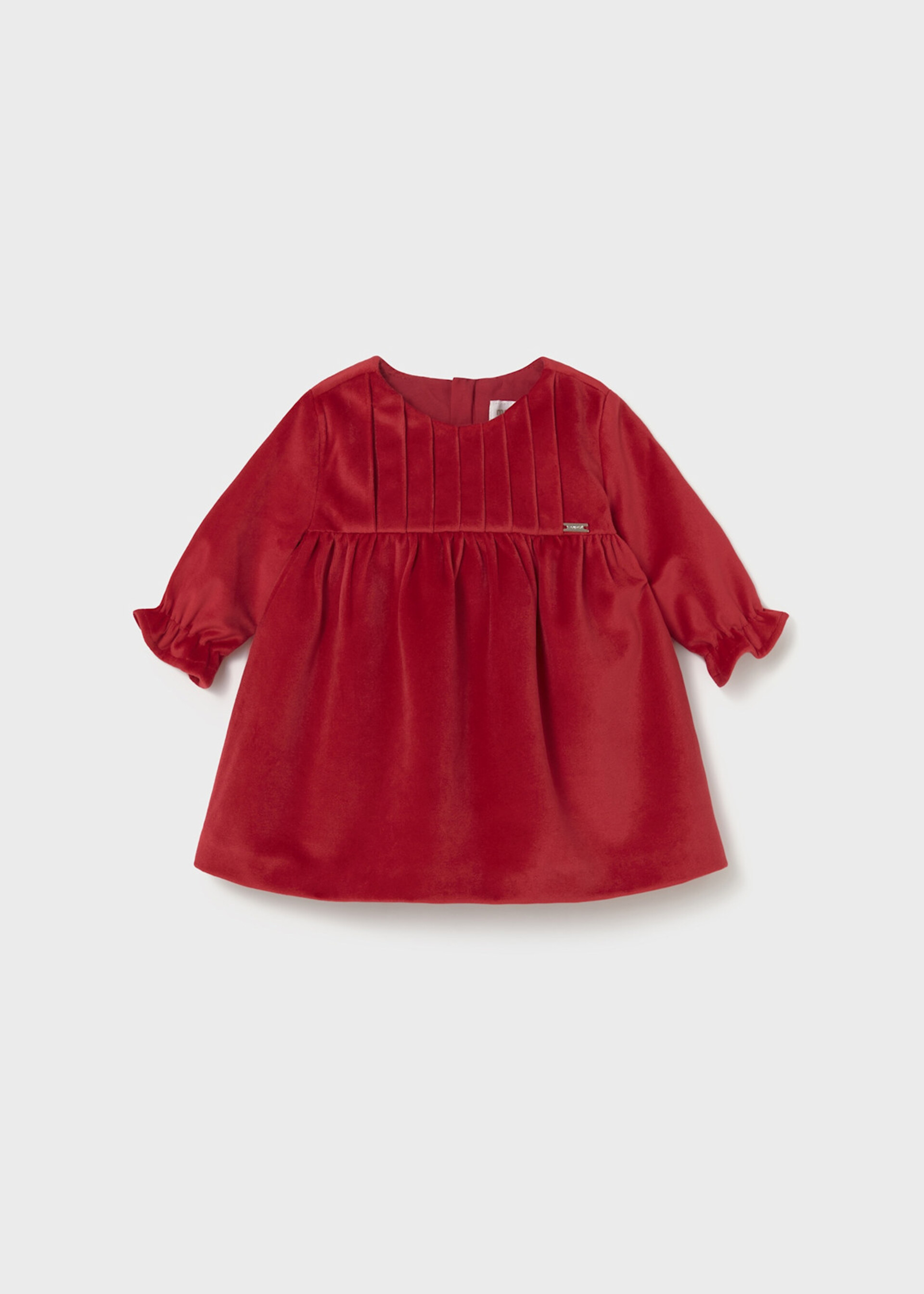 Vestito in velluto Rosso Mayoral