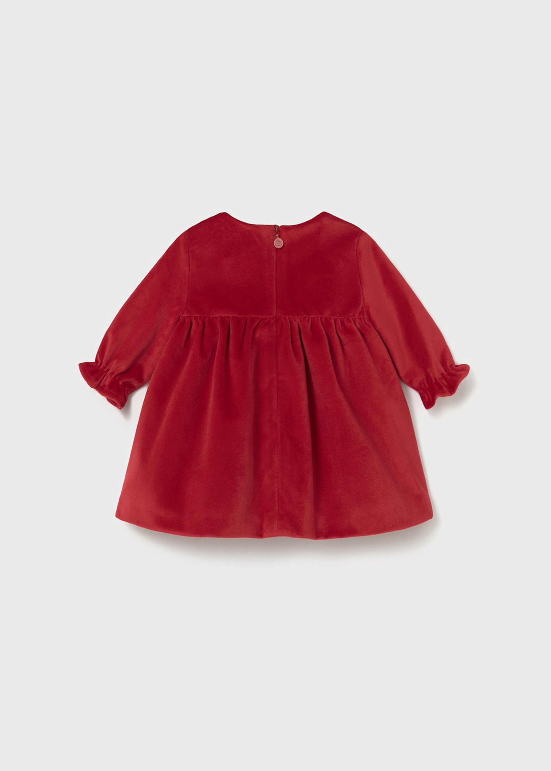Vestito in velluto Rosso Mayoral