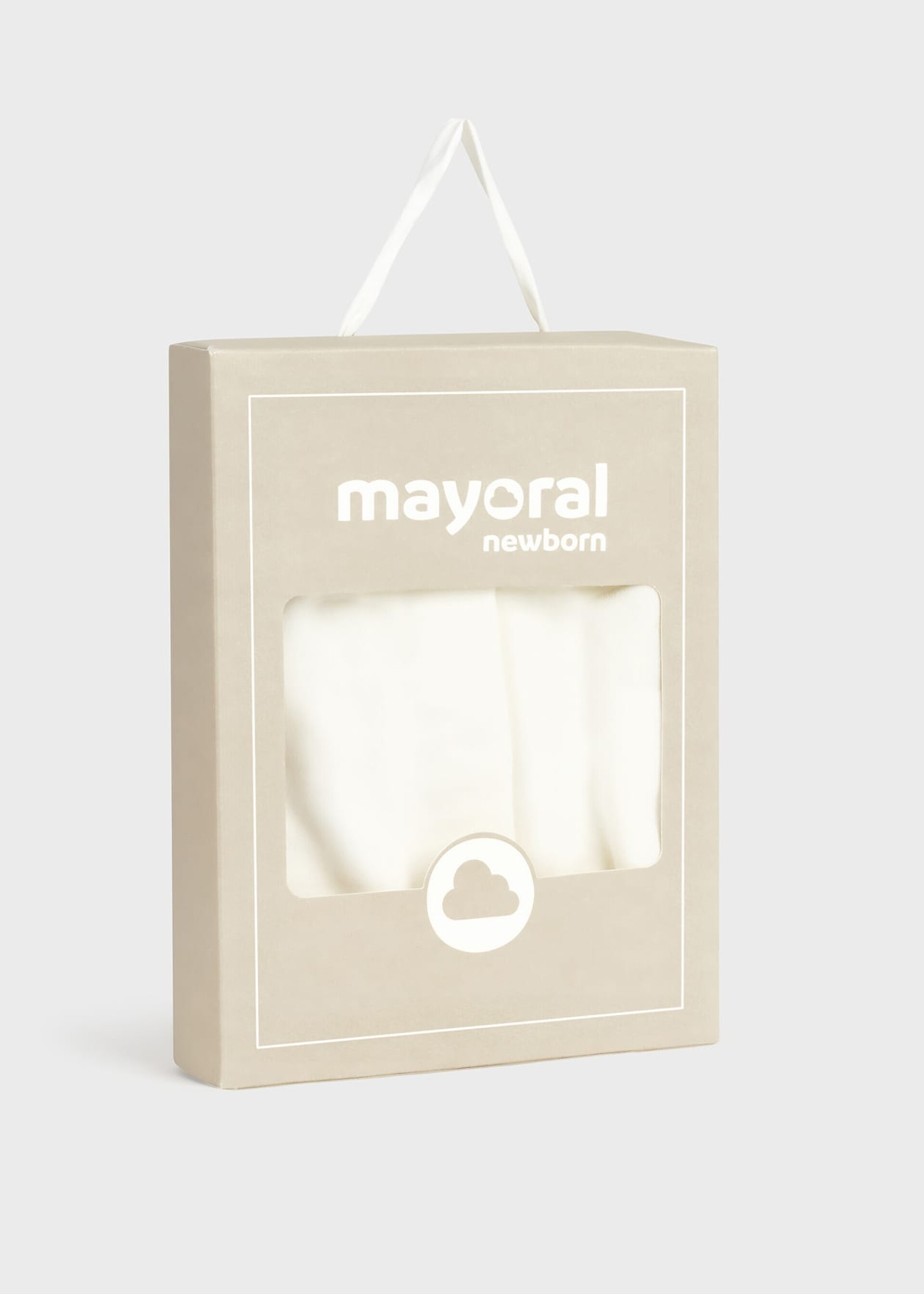 Body con colletto in caldo cotone Panna Mayoral