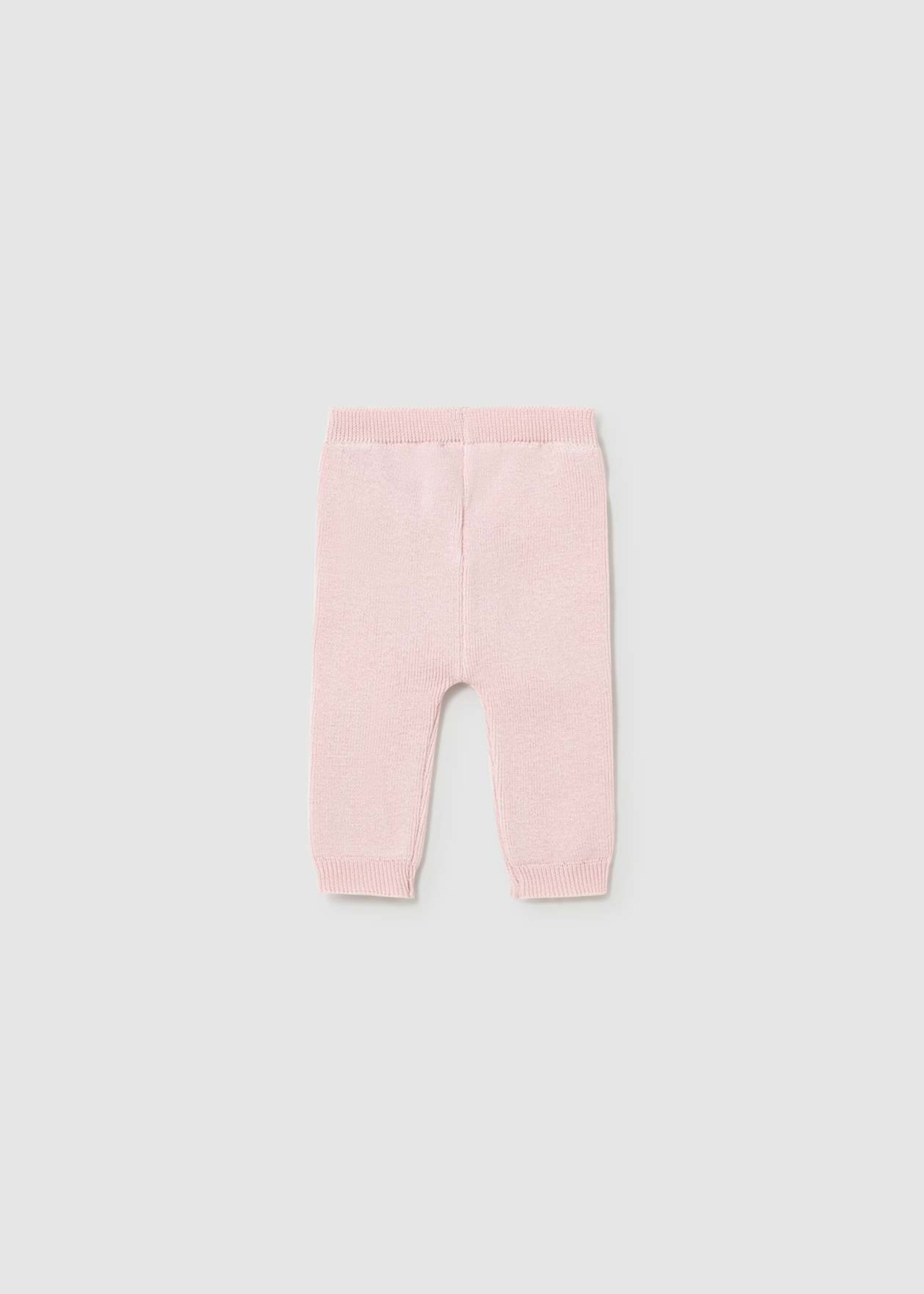 Completo 3 pezzi in cotone Rosa / Panna Mayoral