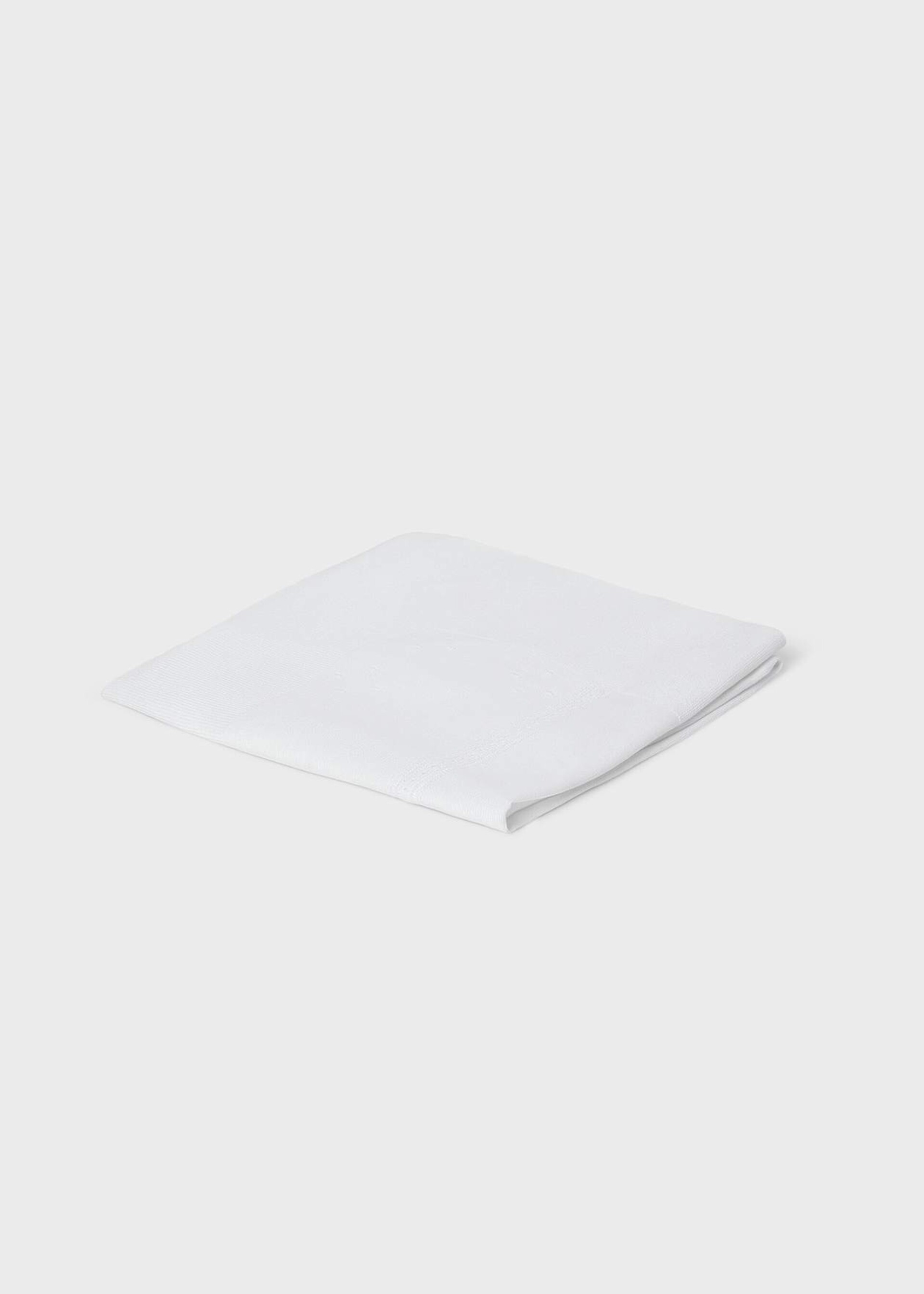 Copertina in filo di puro cotone Bianco Mayoral