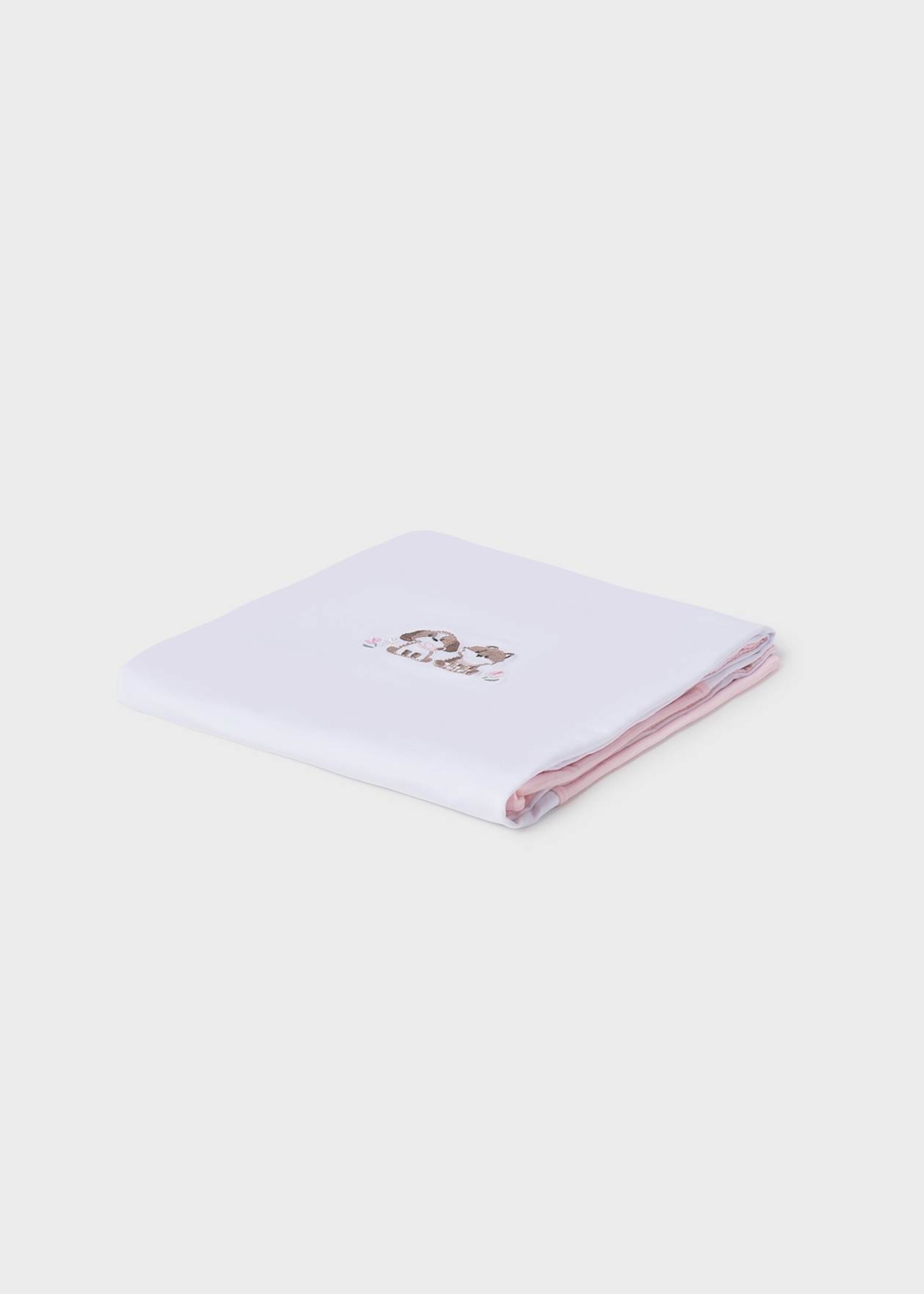 Copertina in jersey di cotone Rosa / Bianco Mayoral
