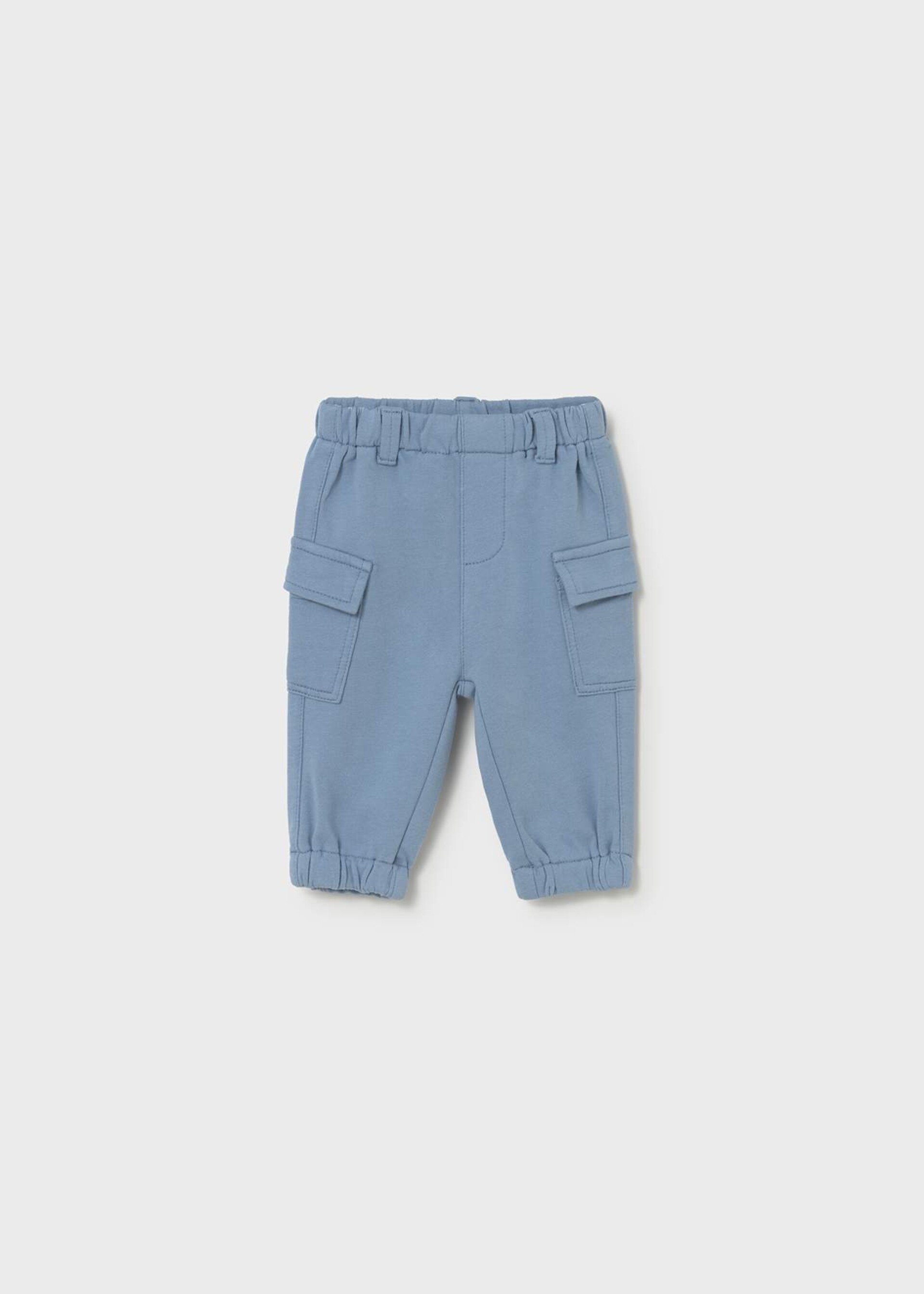 Pantalone neonato con taschine Azzurro Mayoral