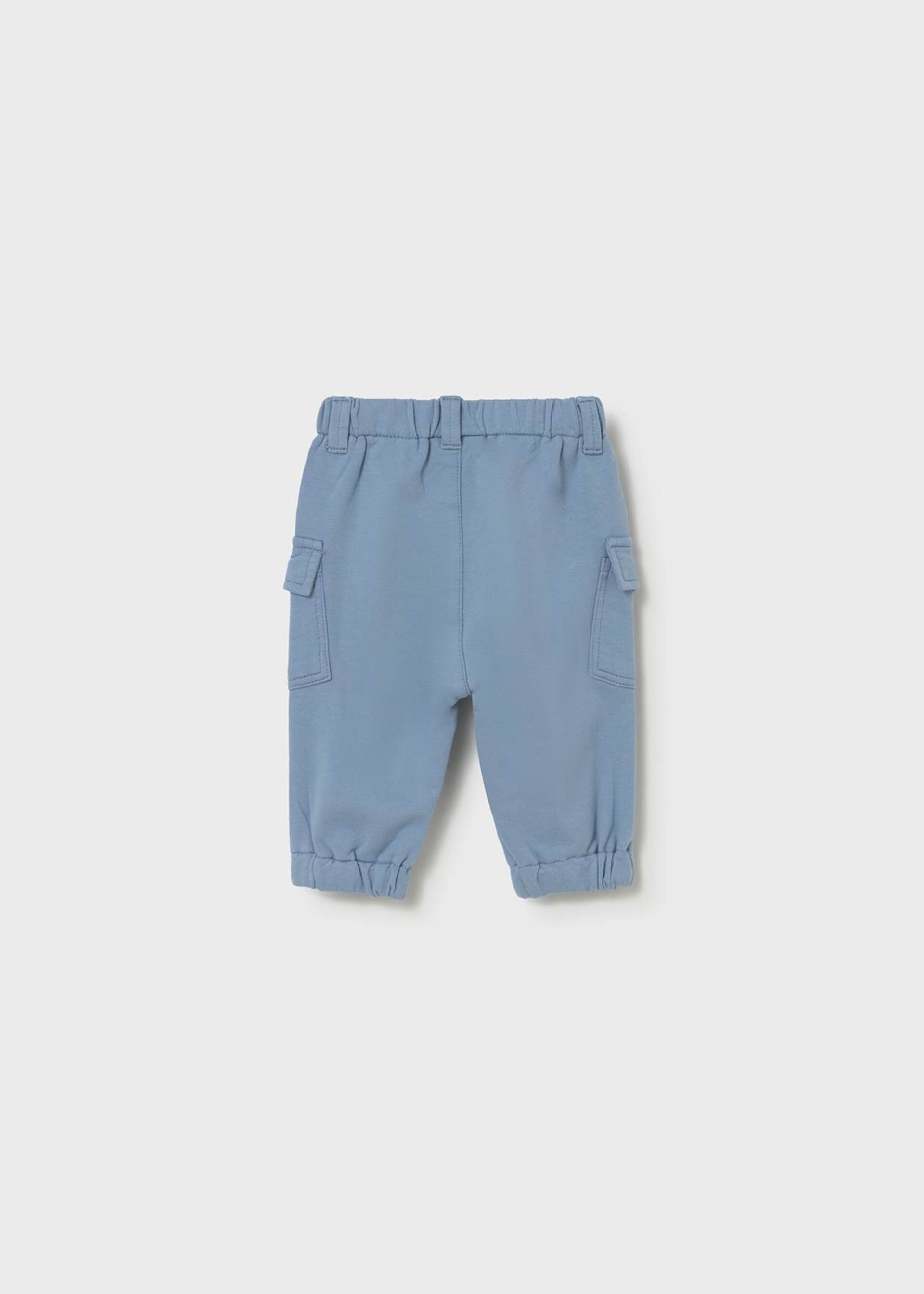Pantalone neonato con taschine Azzurro Mayoral