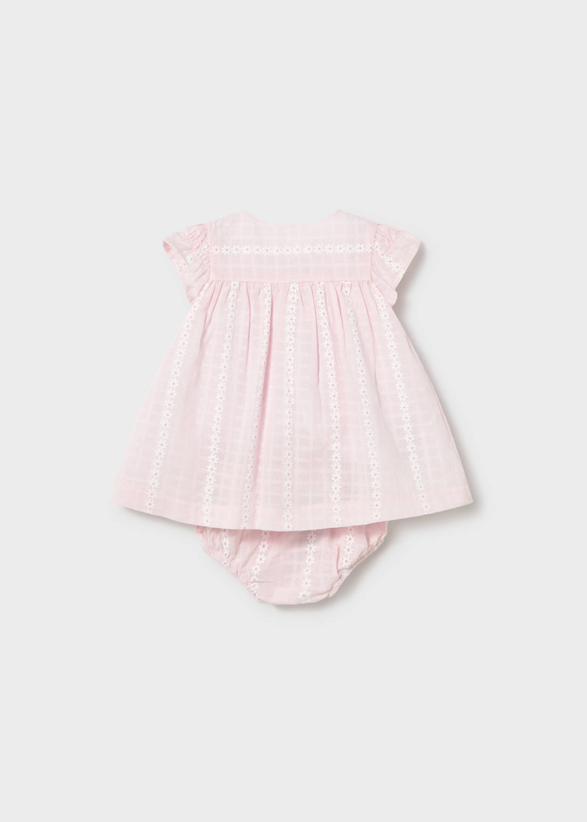 Vestito in puro cotone con culotte Rosa Mayoral