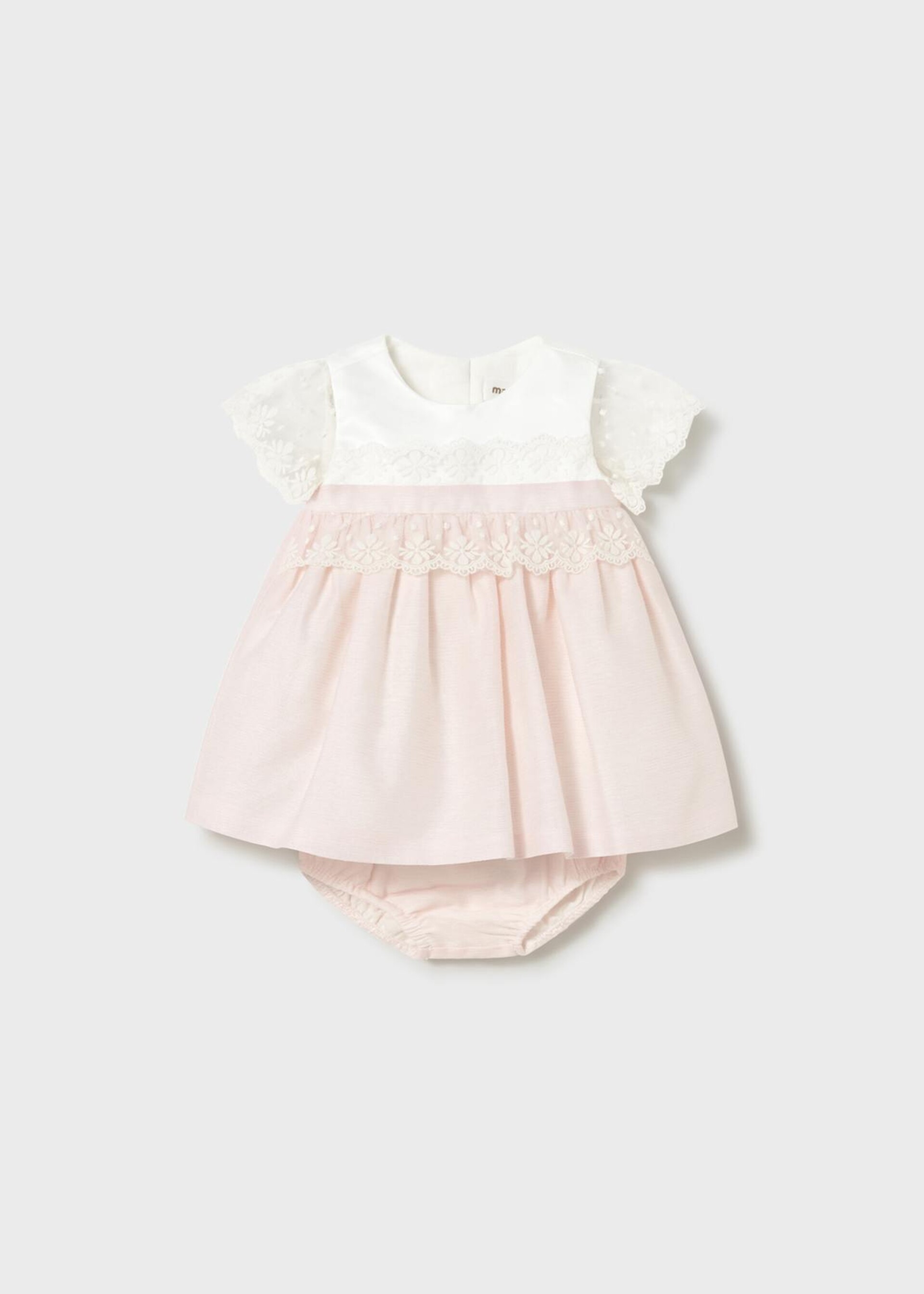 Abito elegante con culotte Rosa / Bianco Mayoral