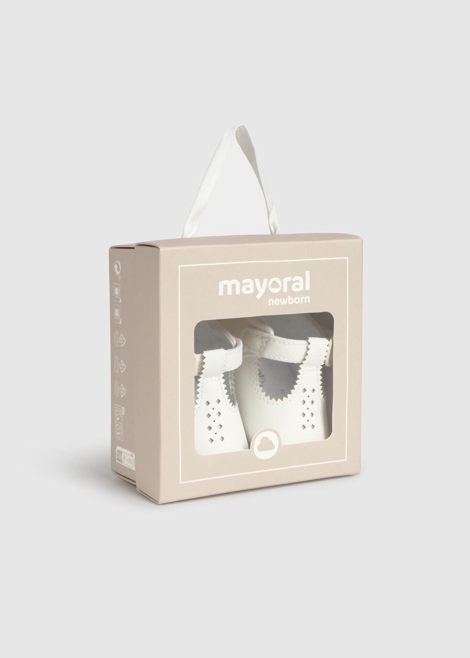 Scarpette traforate neonato Panna Mayoral