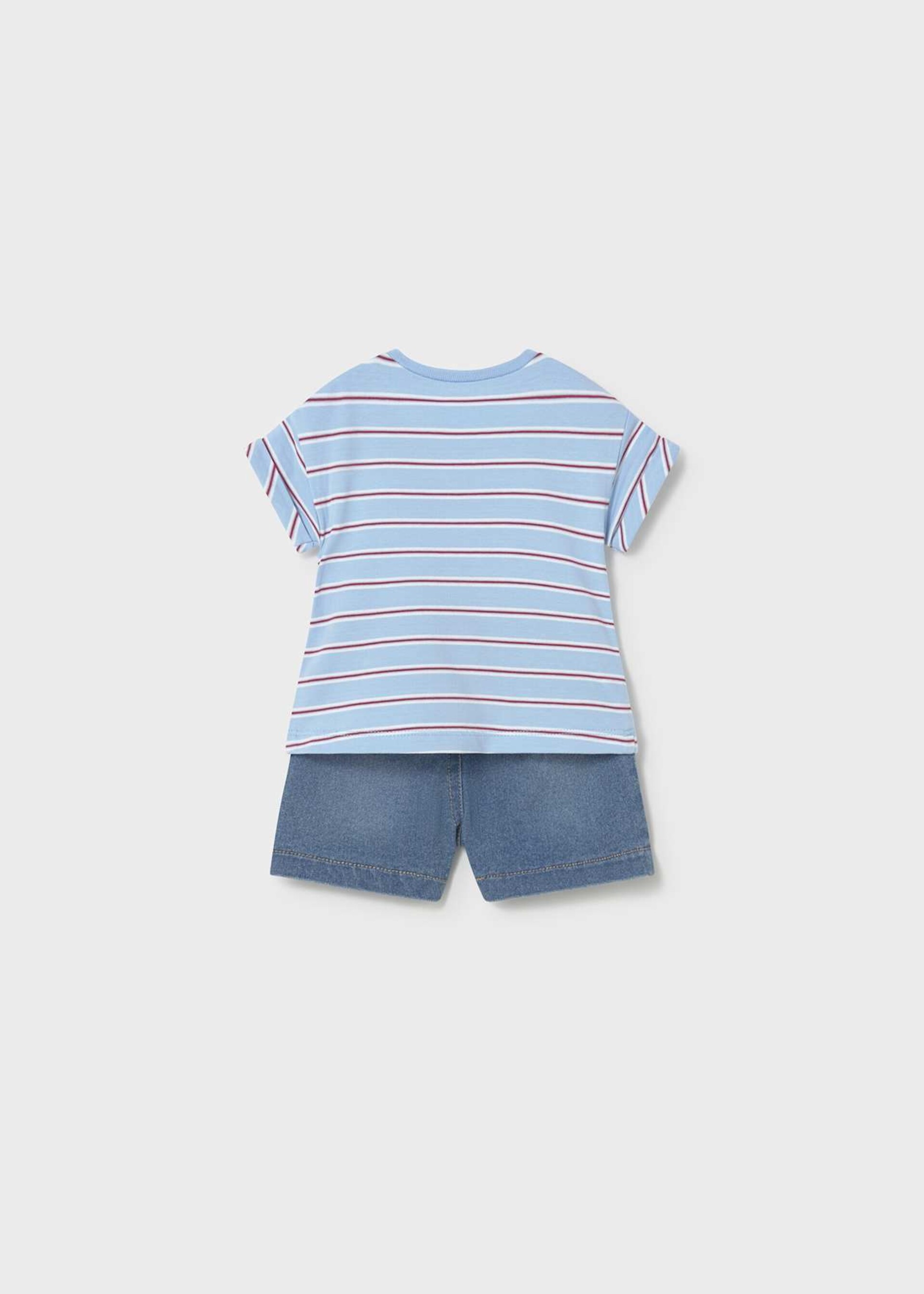Completo 2 pezzi in cotone Jeans Mayoral