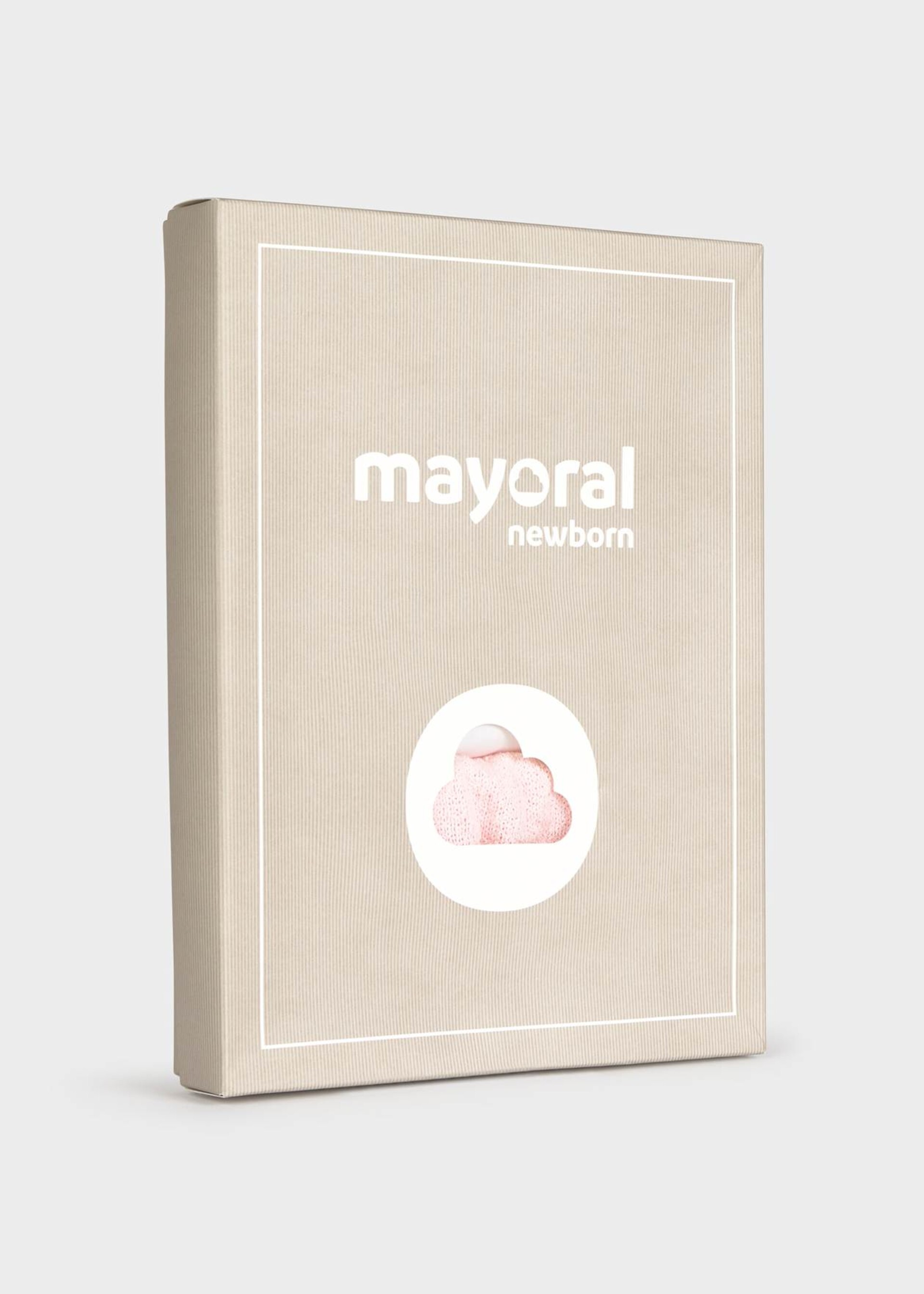 Completo 2 pezzi in cotone Bianco / Rosa Mayoral