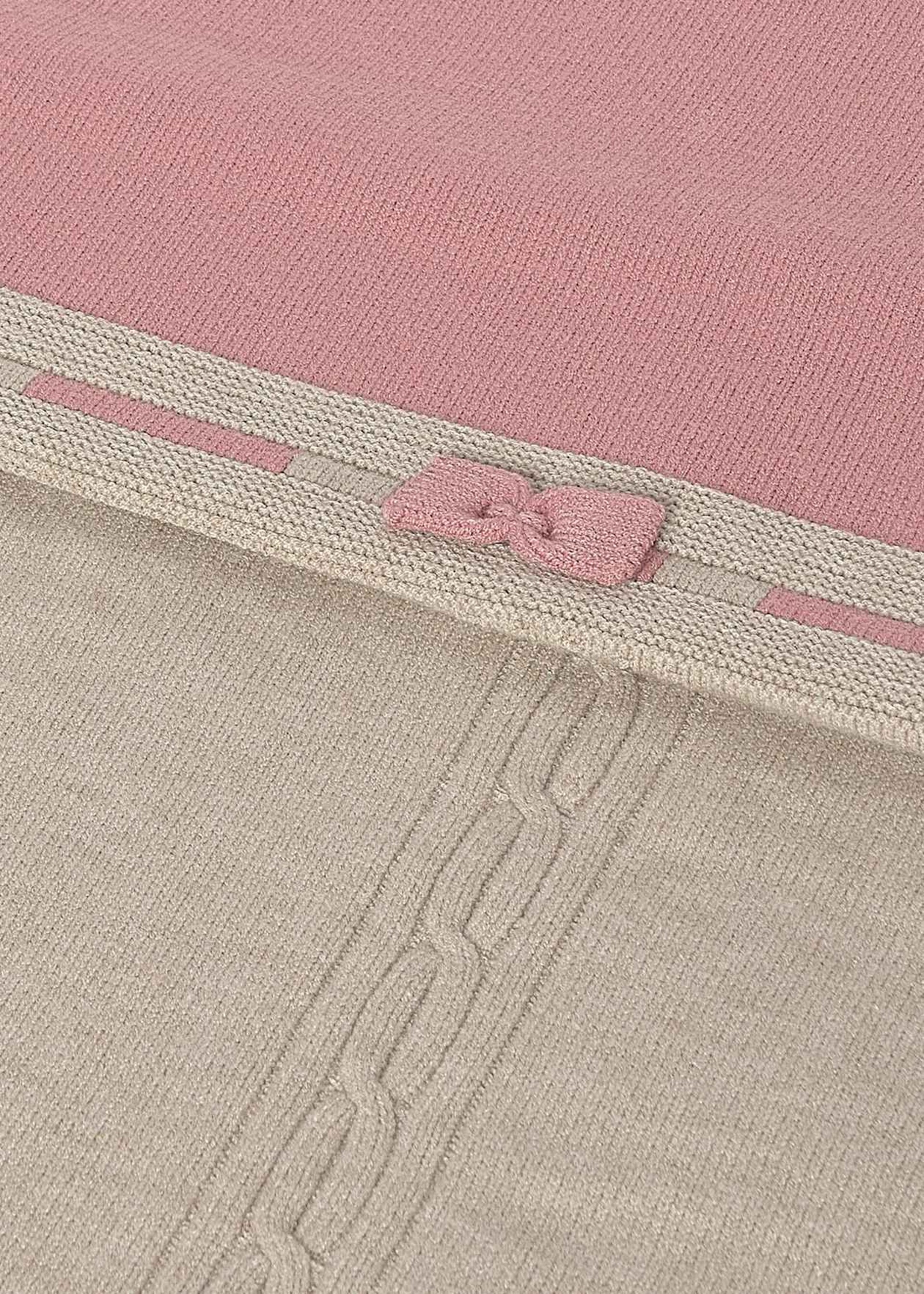 Copertina per carrozzina in caldo cotone Rosa / Beige Mayoral