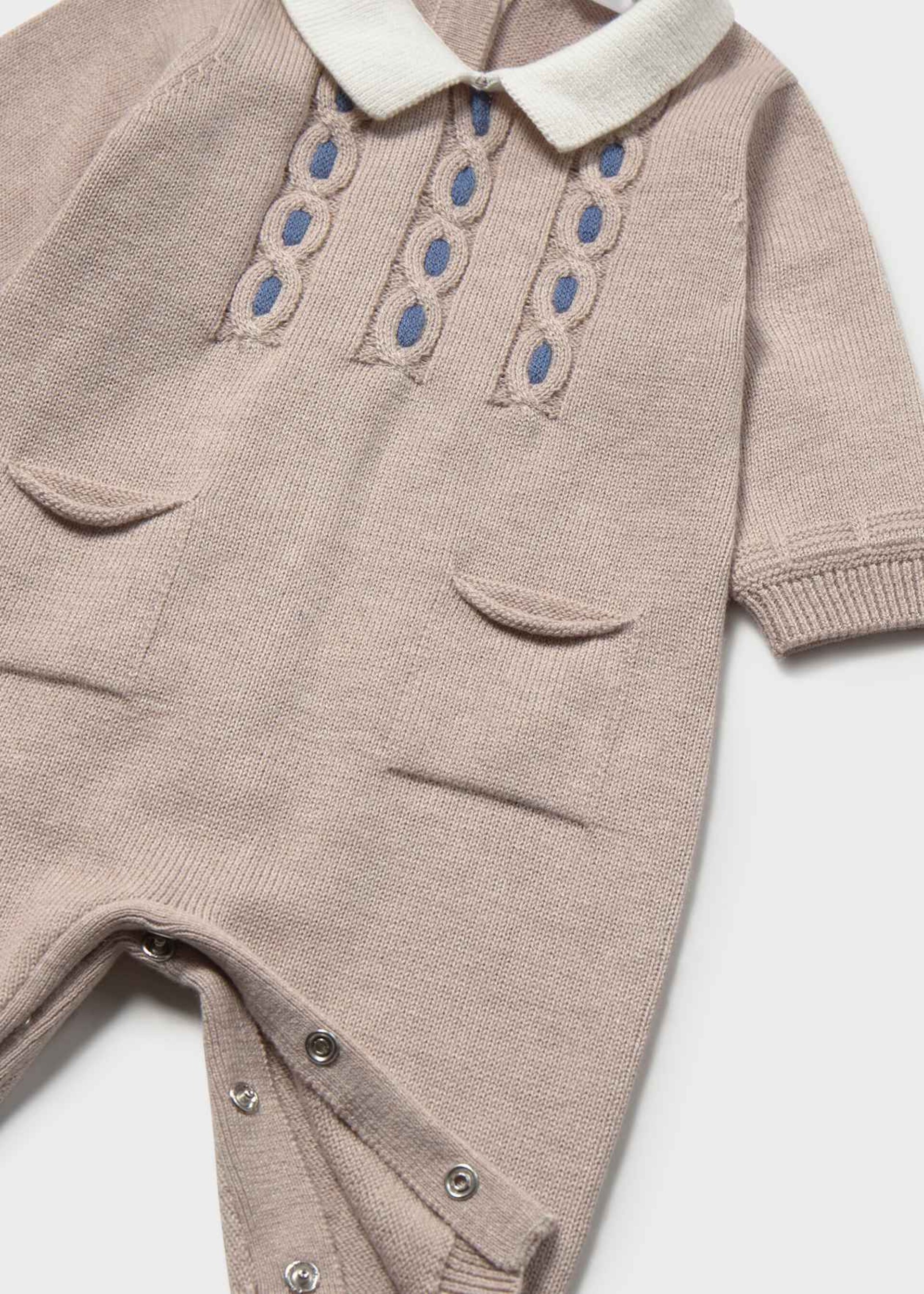 Tutina in caldo cotone Beige / Blu Mayoral