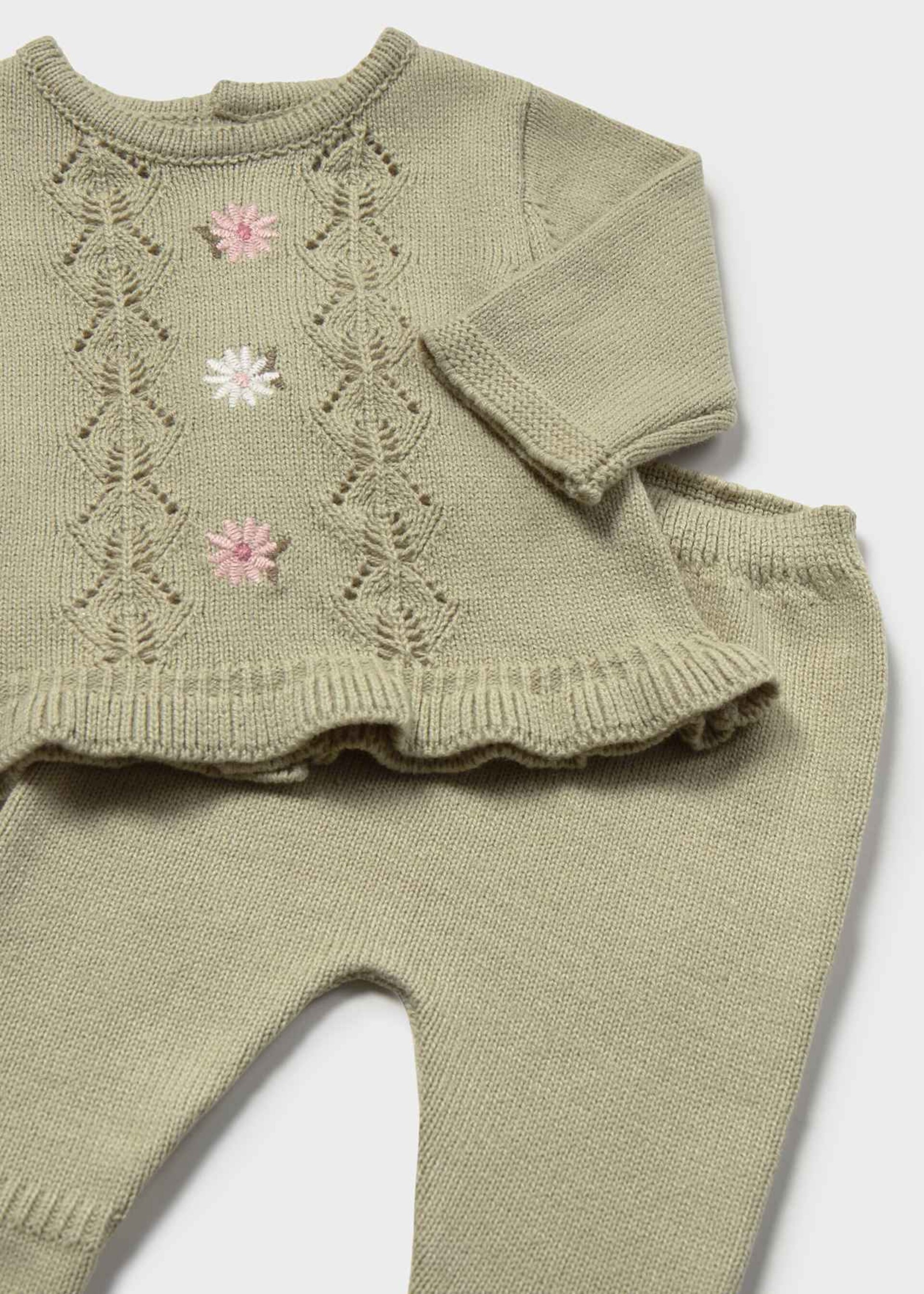 Completo 2 pezzi in caldo cotone Verde Mayoral