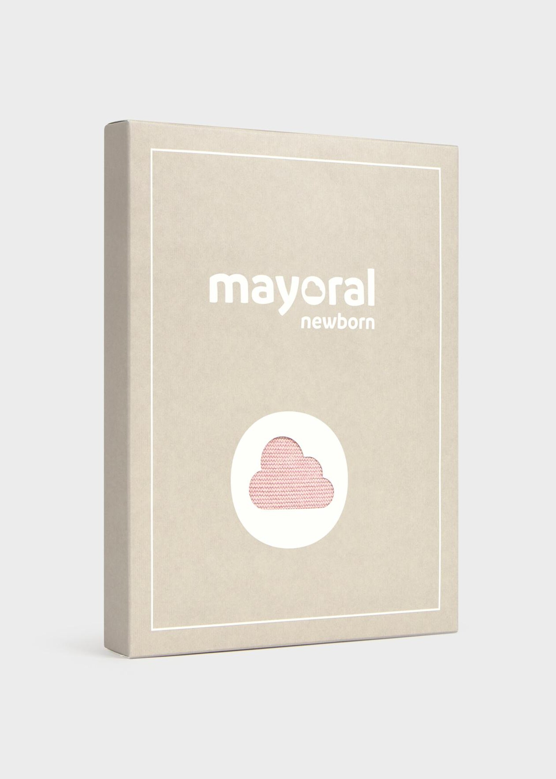 Completo 2 pezzi in caldo cotone Rosa / Panna Mayoral