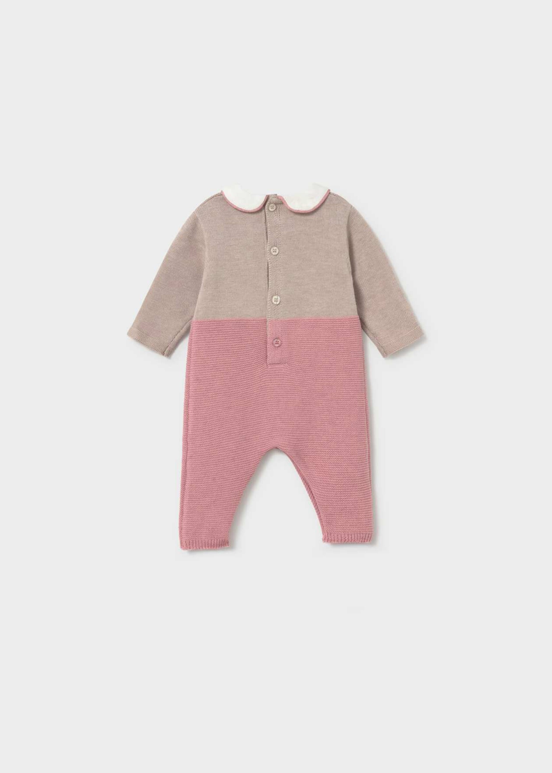 Tutina in caldo cotone Beige / Rosa Cipria Mayoral