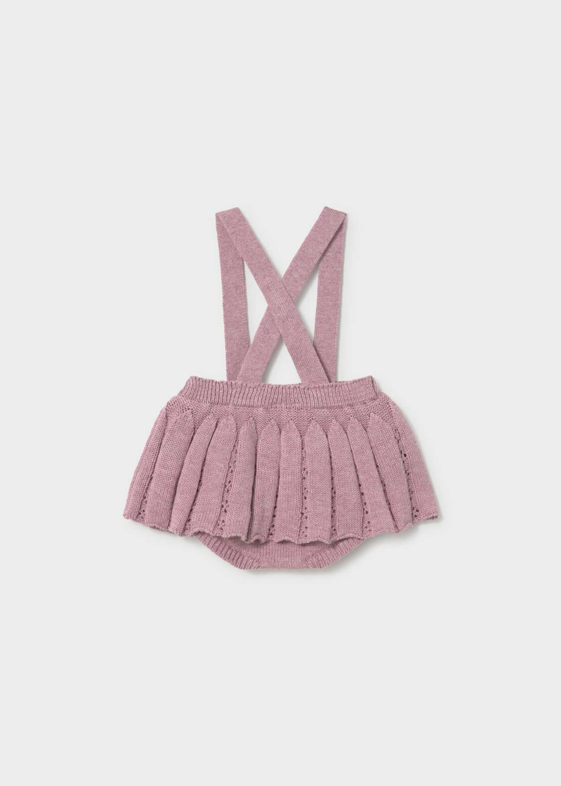 Completo 3 pezzi in caldo cotone Malva / Panna Mayoral