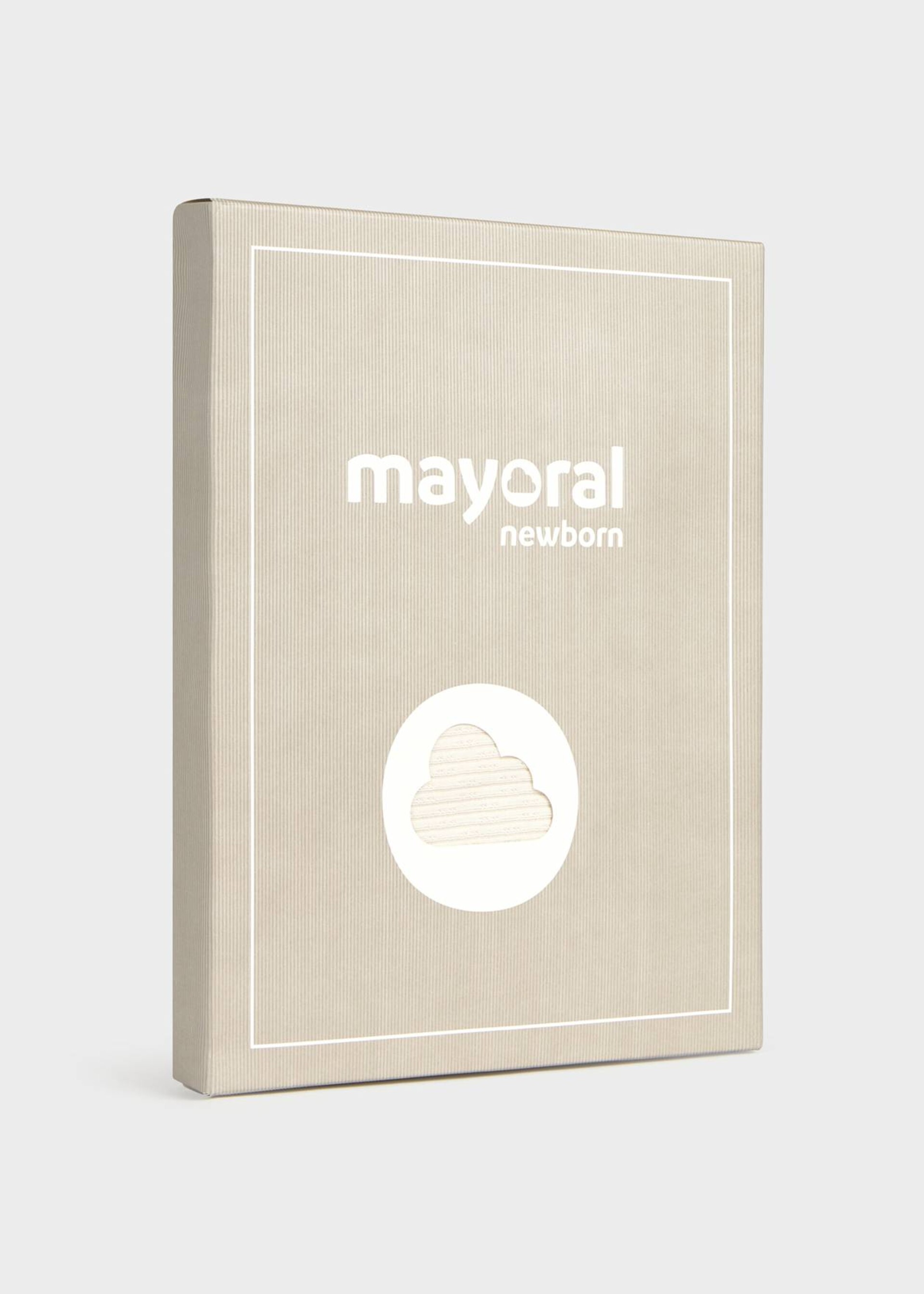 Completo 3 pezzi in caldo cotone Malva / Panna Mayoral