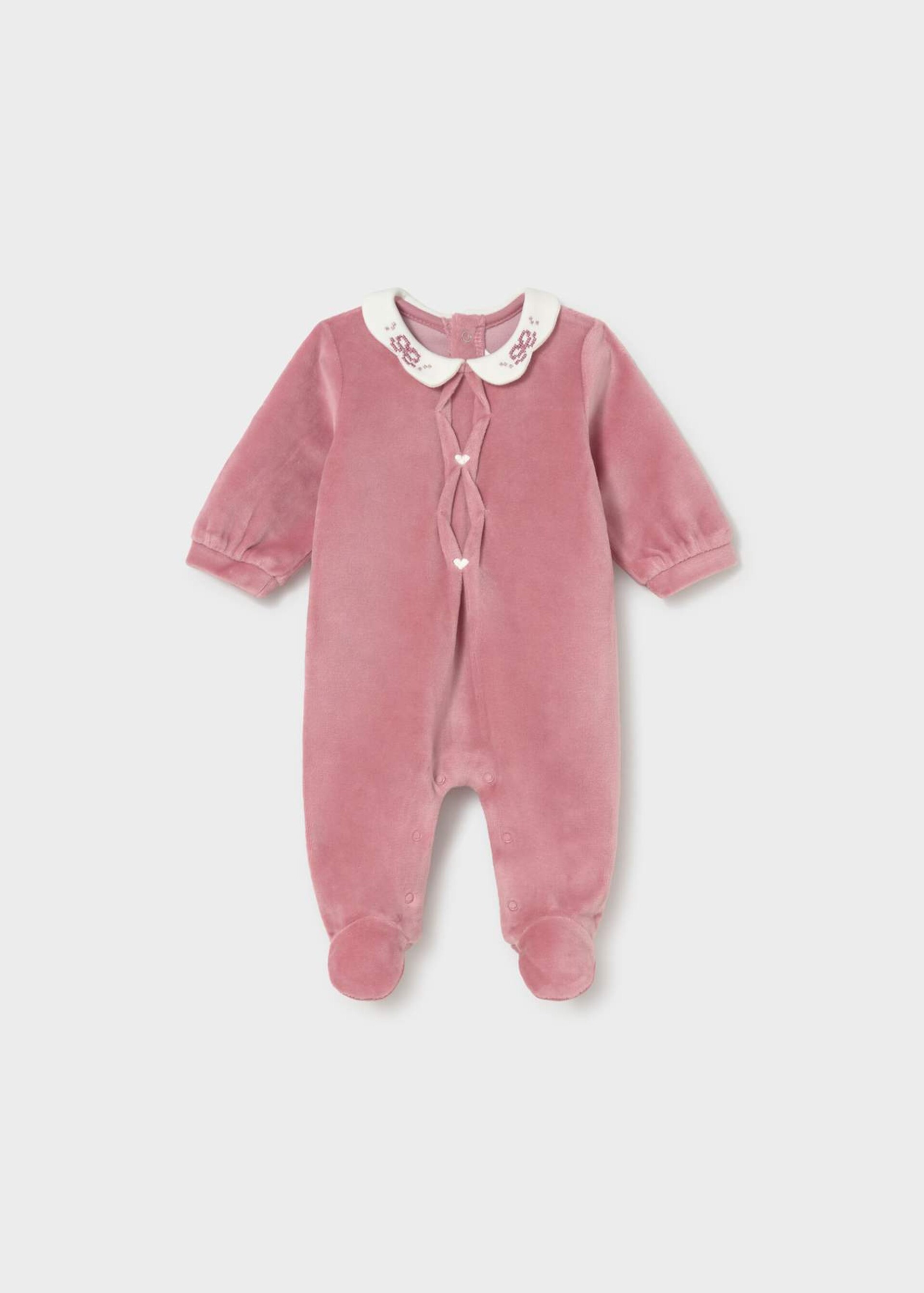 Tutina in ciniglia Rosa Cipria Mayoral