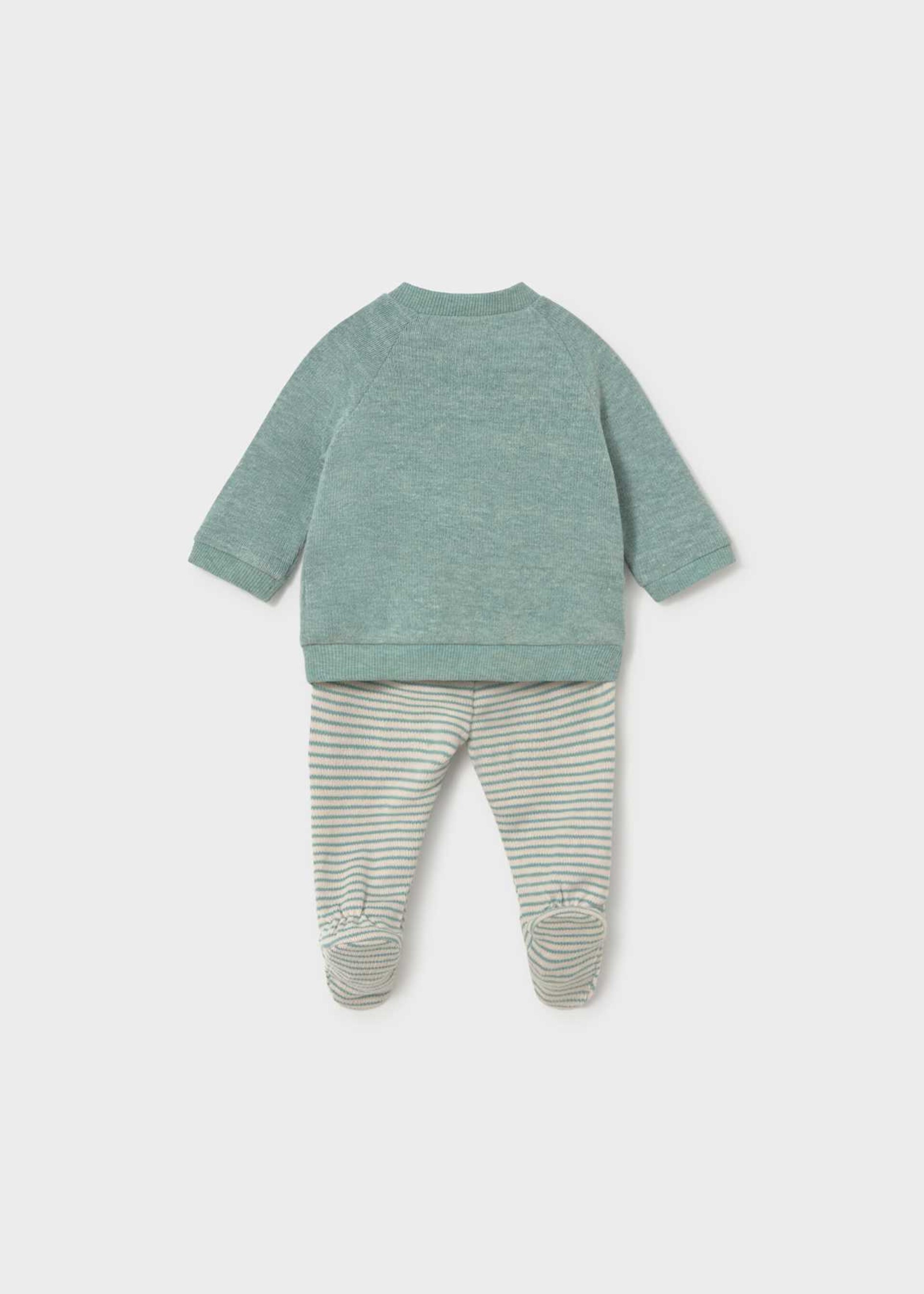 Completo 2 pezzi in caldo cotone Verde Mayoral