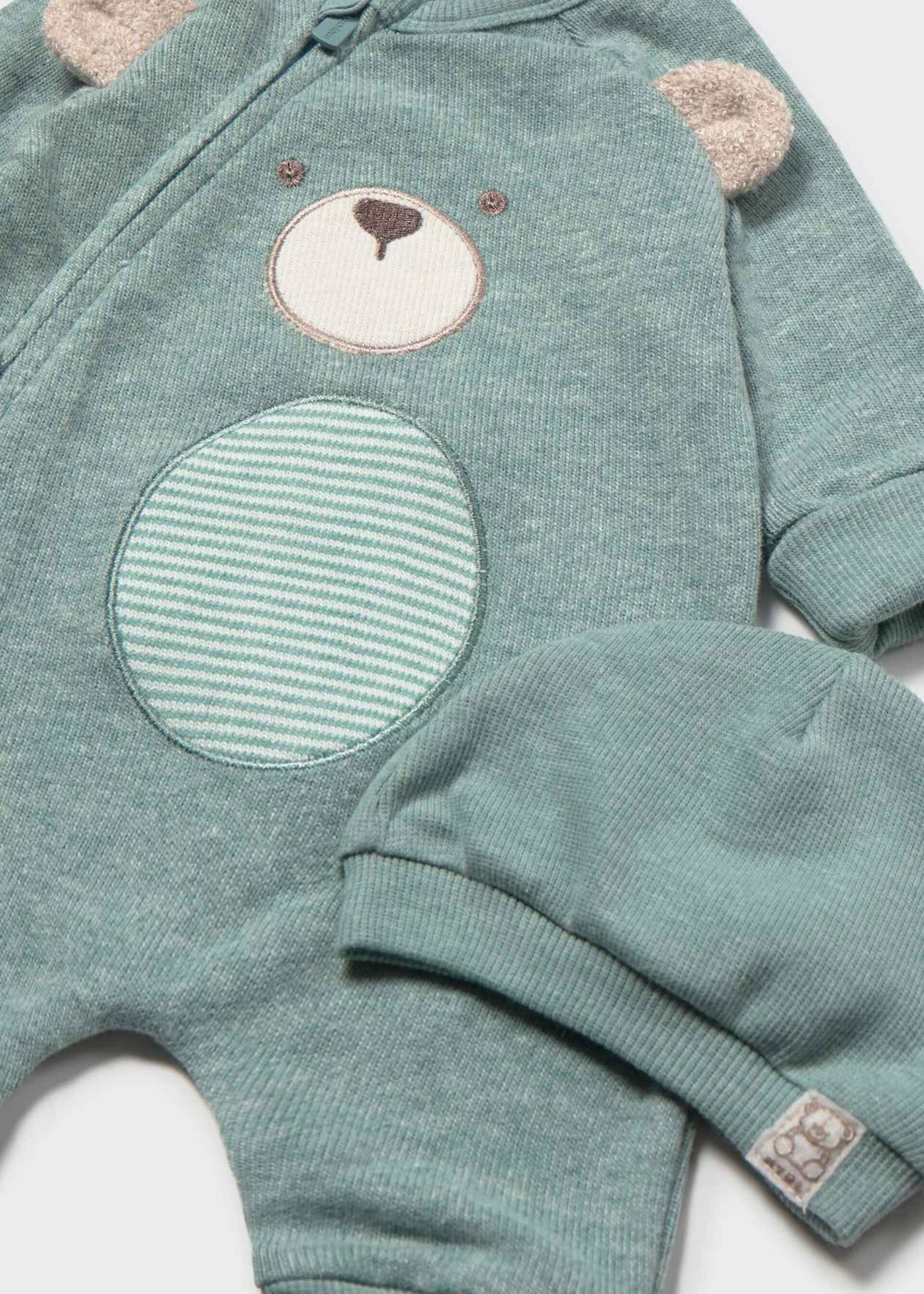 Tutina con cappellino in caldo cotone Verde Mayoral