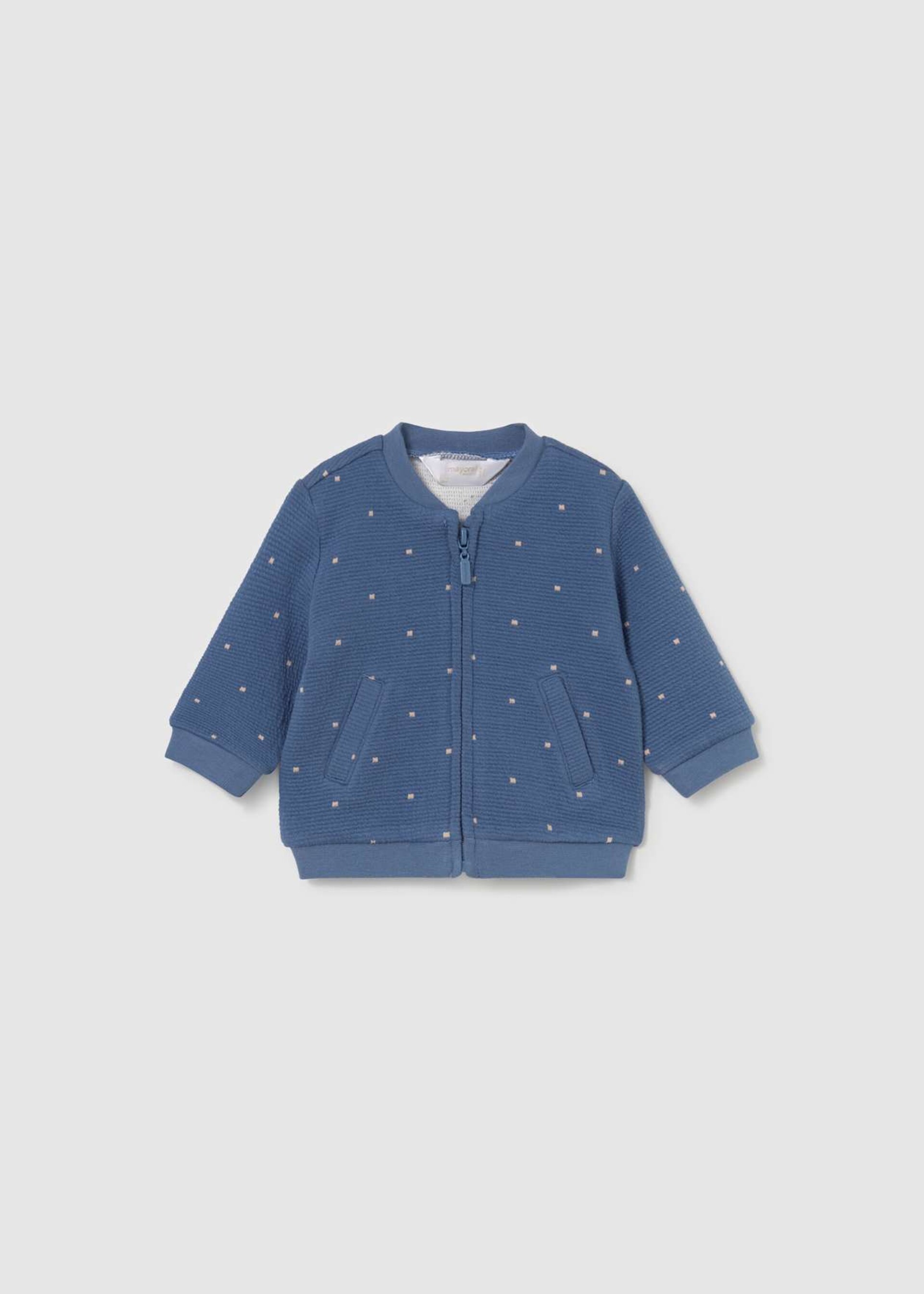 Tuta 3 pezzi in caldo cotone Blu / Tortora Mayoral