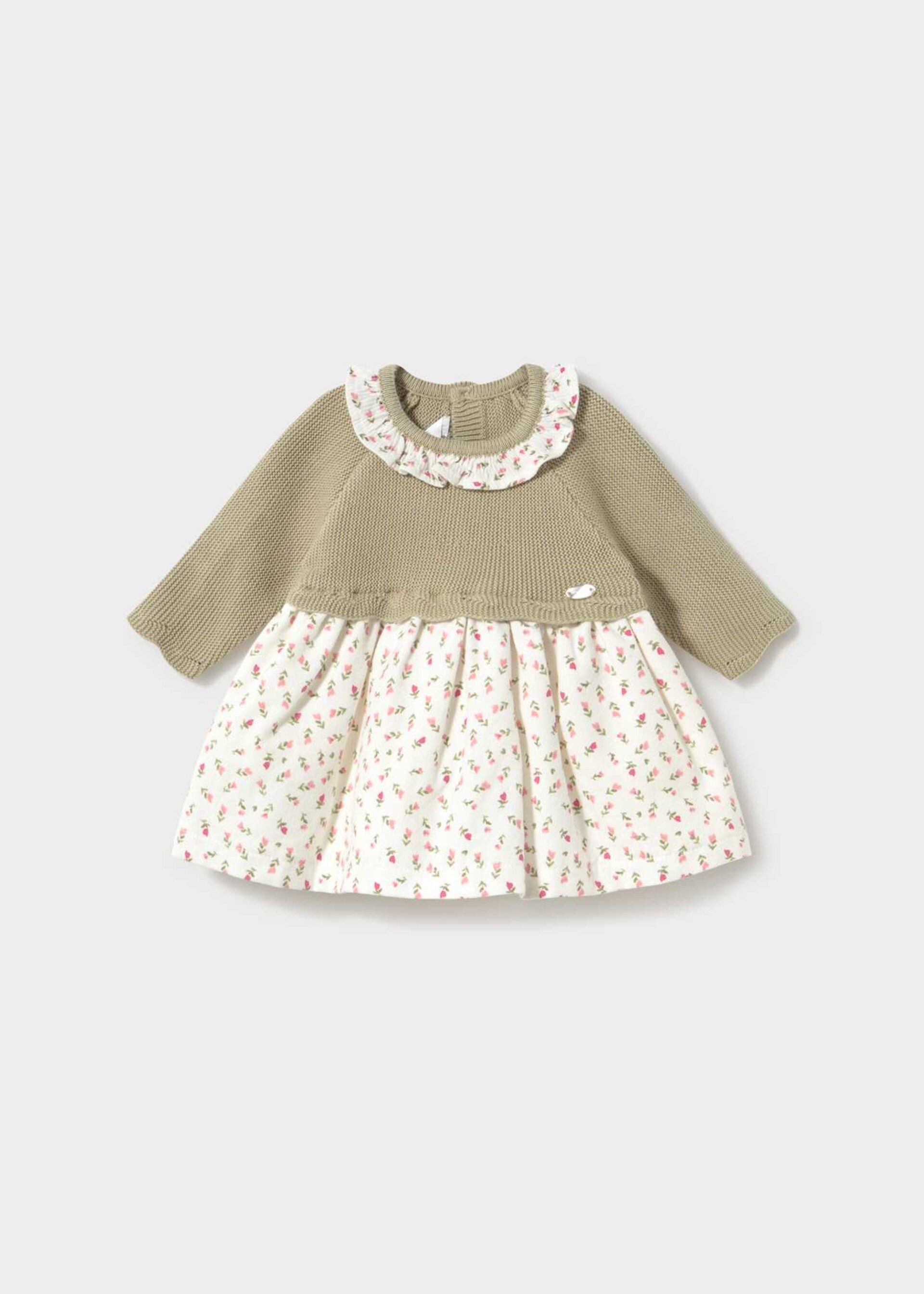Vestito in caldo cotone Verde Mayoral