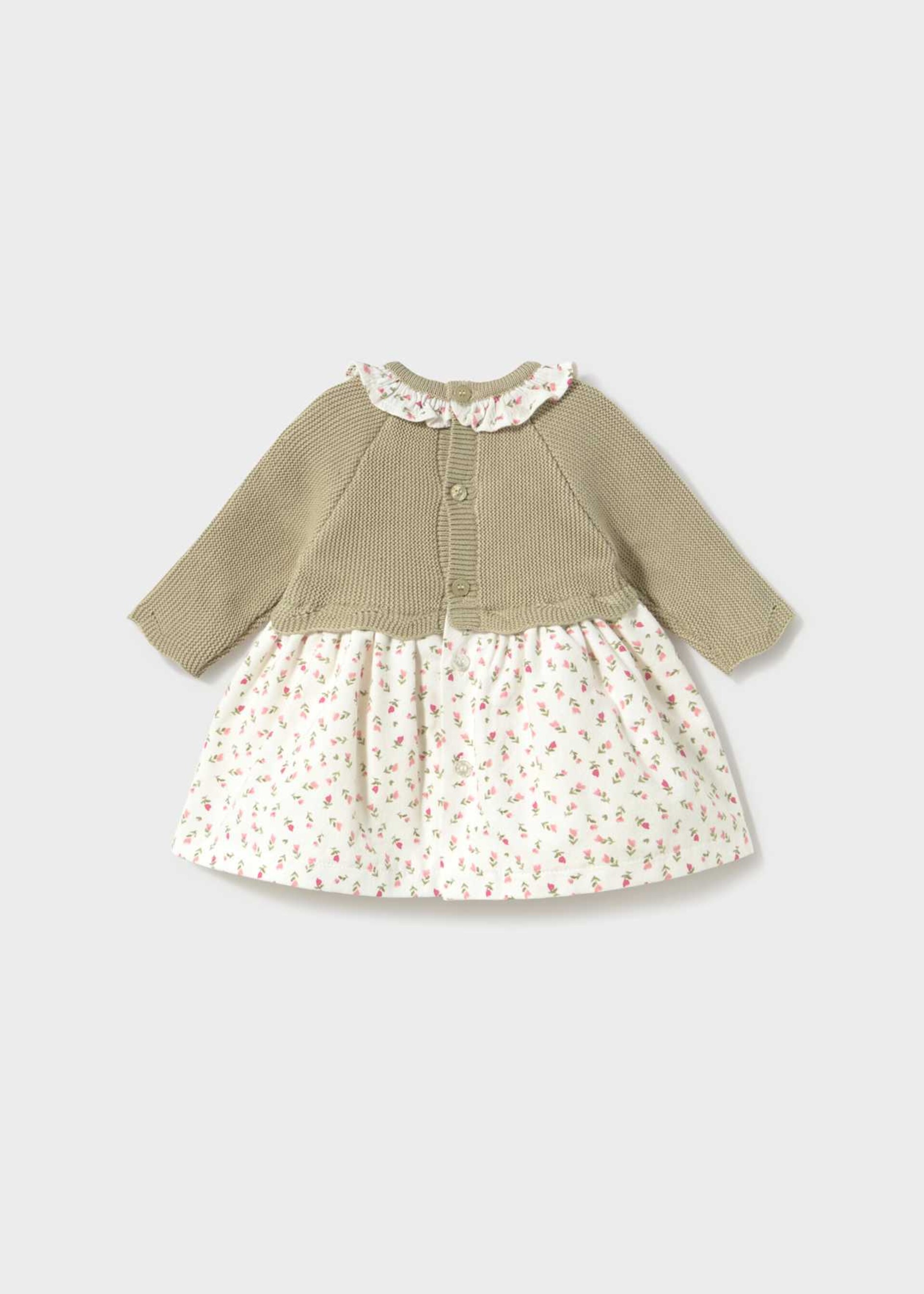 Vestito in caldo cotone Verde Mayoral