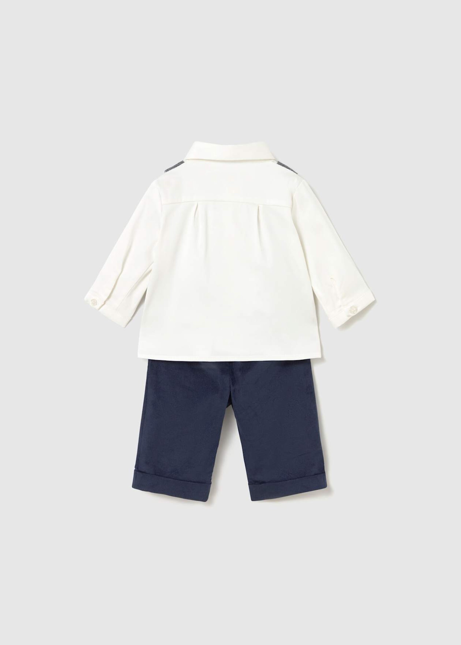 Completo 3 pezzi elegante Blu / Panna Mayoral
