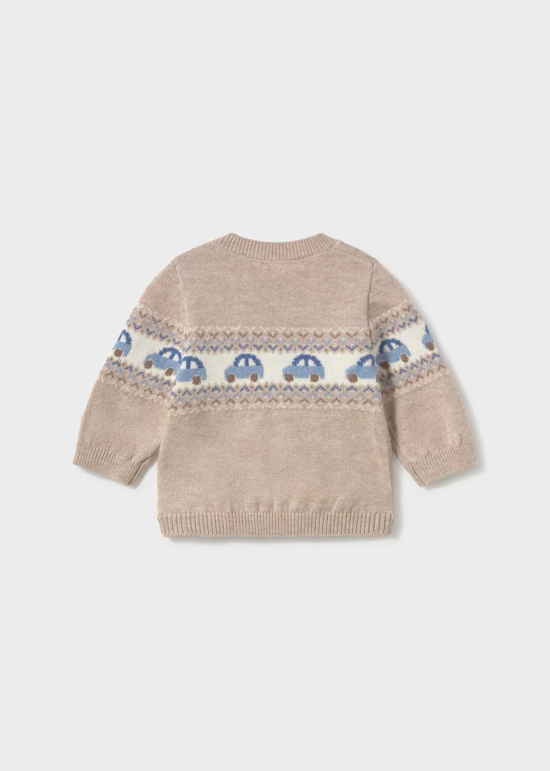 Maglione neonato in caldo cotone Beige Mayoral