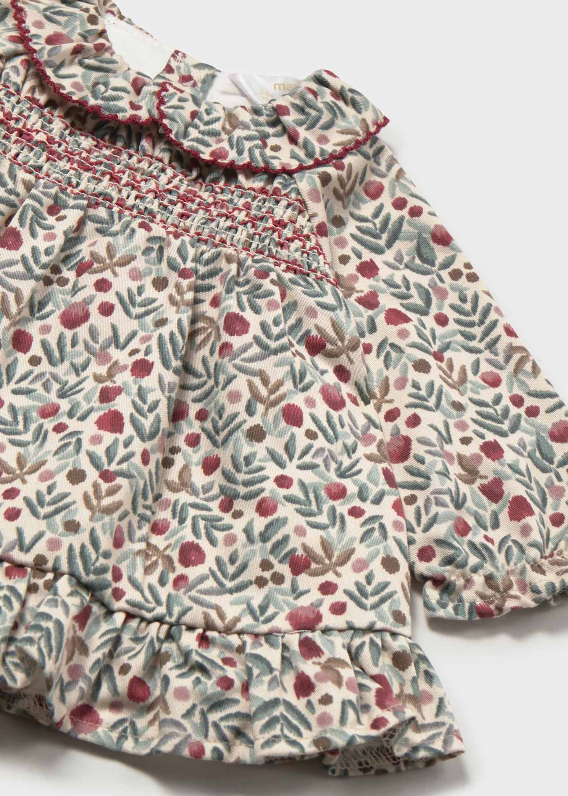 Vestito stampato in caldo cotone Mayoral