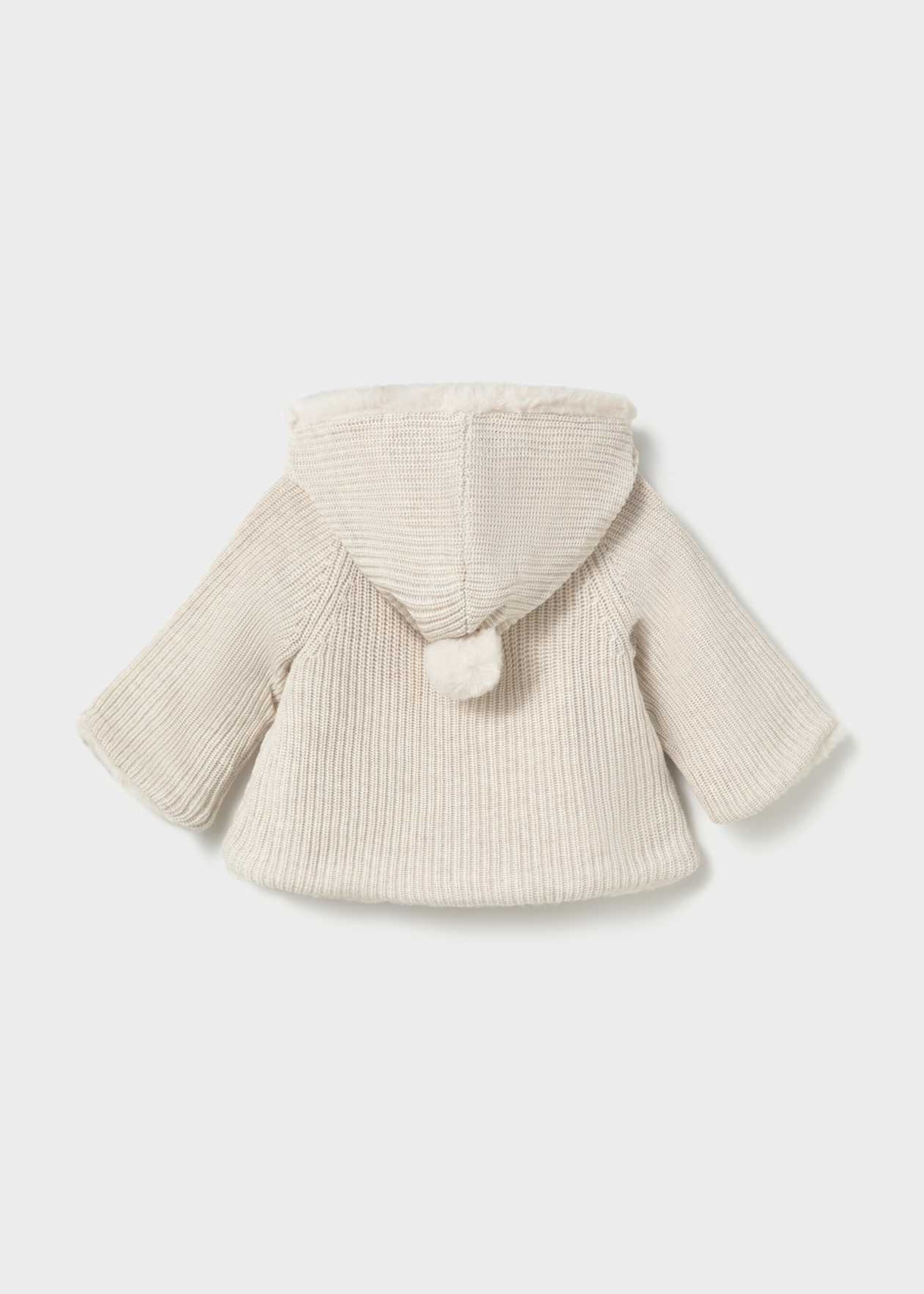 Giacca con cappuccio Panna Mayoral