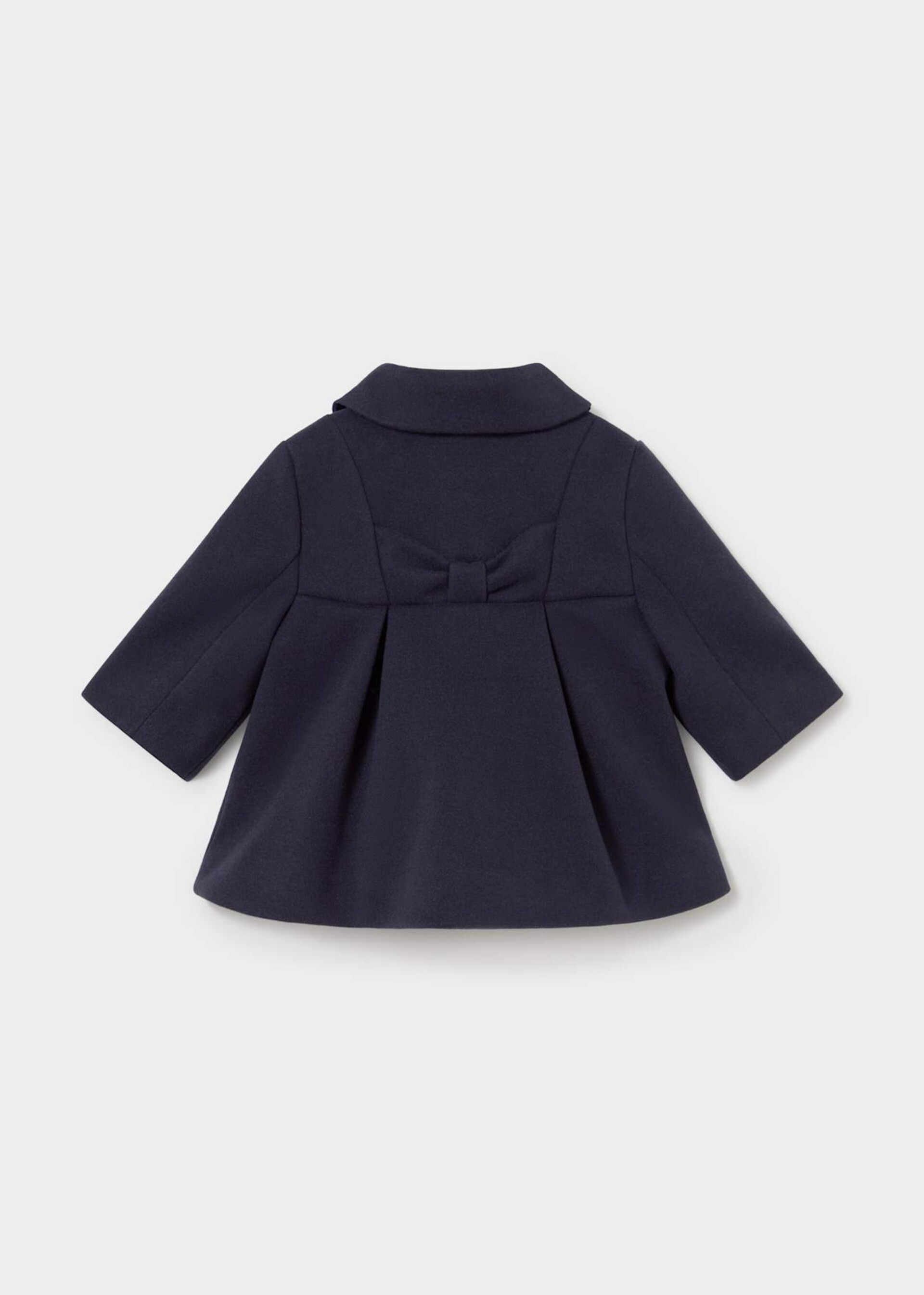 Cappotto in panno neonata Blu Mayoral