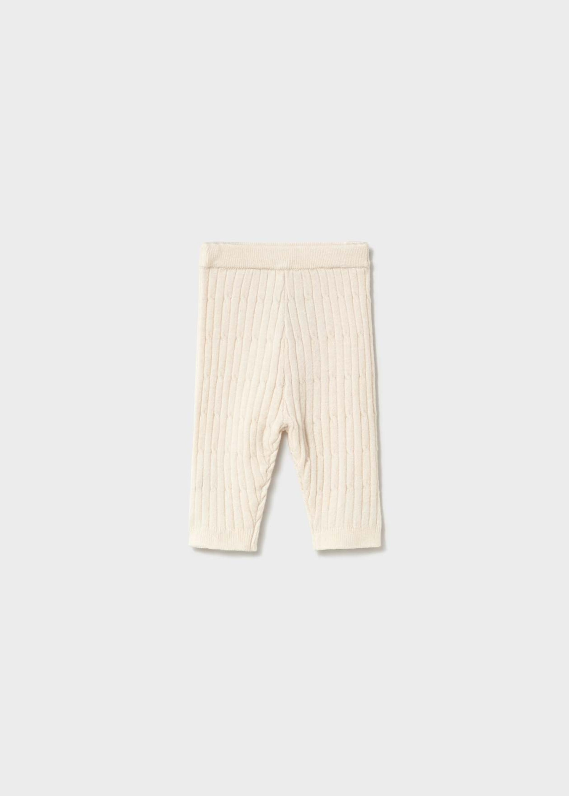 Leggings in caldo cotone Panna Mayoral
