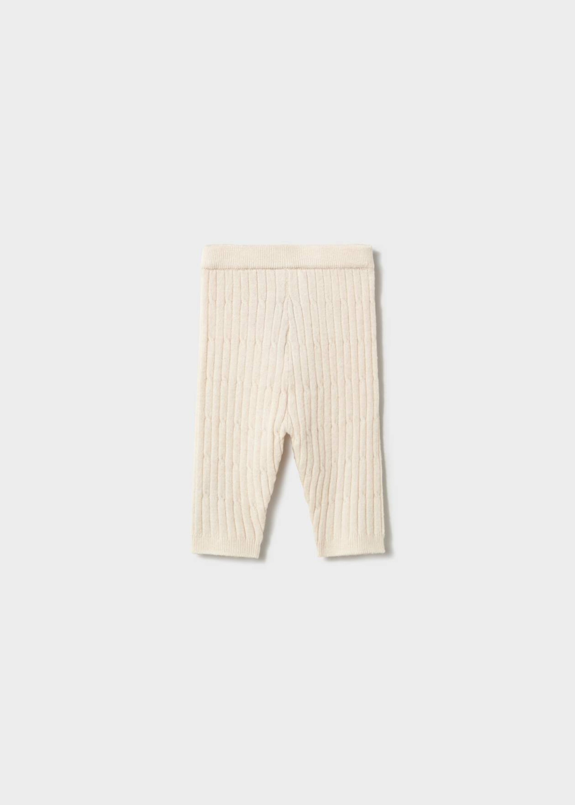 Leggings in caldo cotone Panna Mayoral