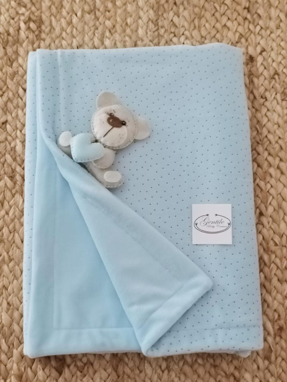 Copertina in ciniglia double face Gentile Baby Couture Carrozzina