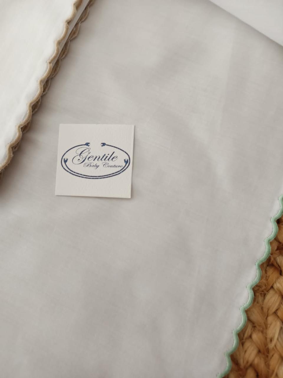 Mussole  75 x 75 in puro cotone 100% Gentile Baby Couture