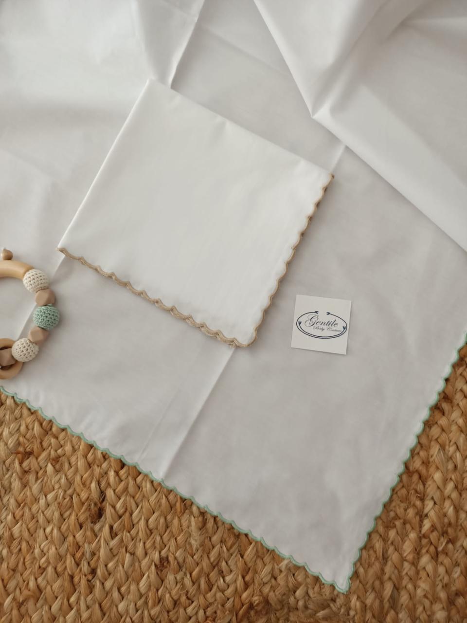 Mussole  75 x 75 in puro cotone 100% Gentile Baby Couture