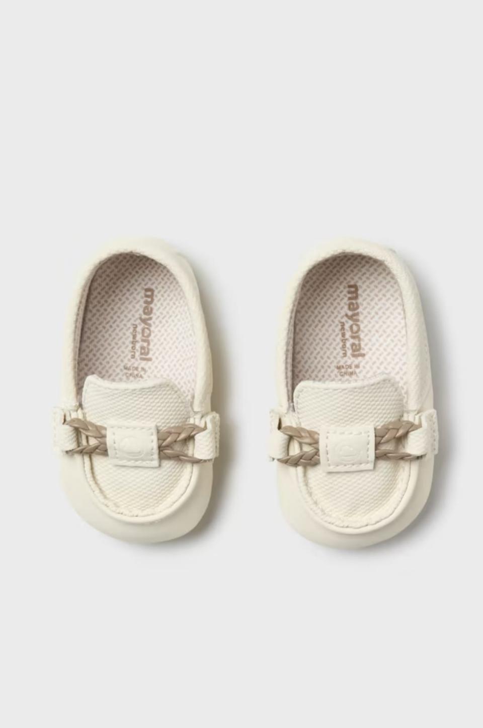 Mocassini neonato Panna Mayoral 9680
