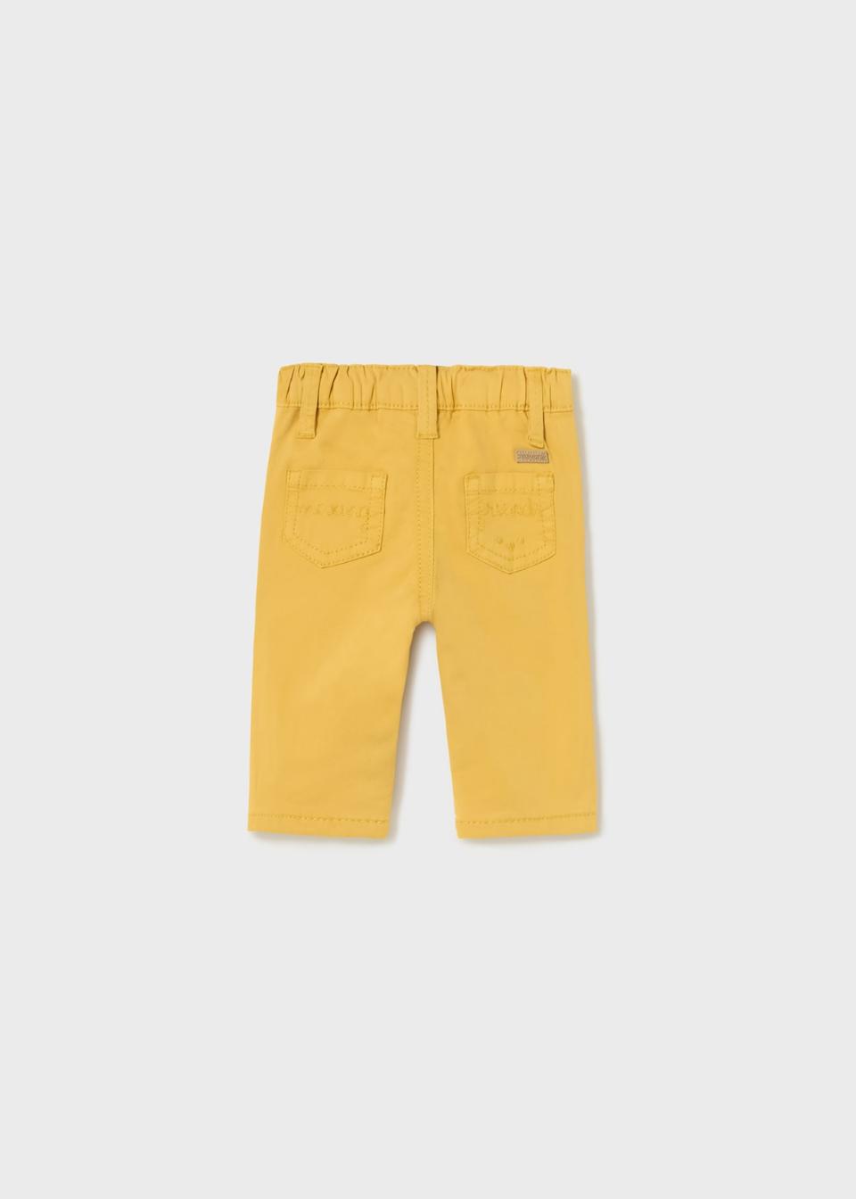 Pantalone neonato in caldo cotone Giallo Mayoral 2517