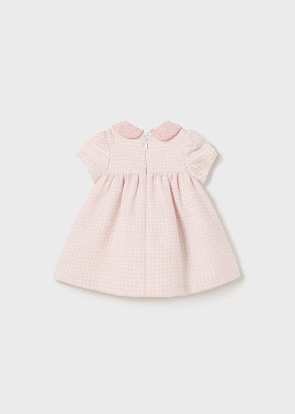 Abito con fiocchetto e pon pon laterale Rosa Mayoral 2864