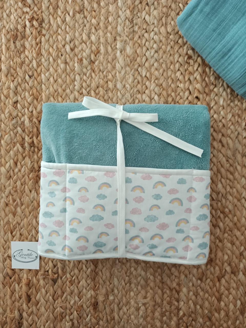 Fasciatoio in spugna cinigliata e cotone Gentile Baby Couture