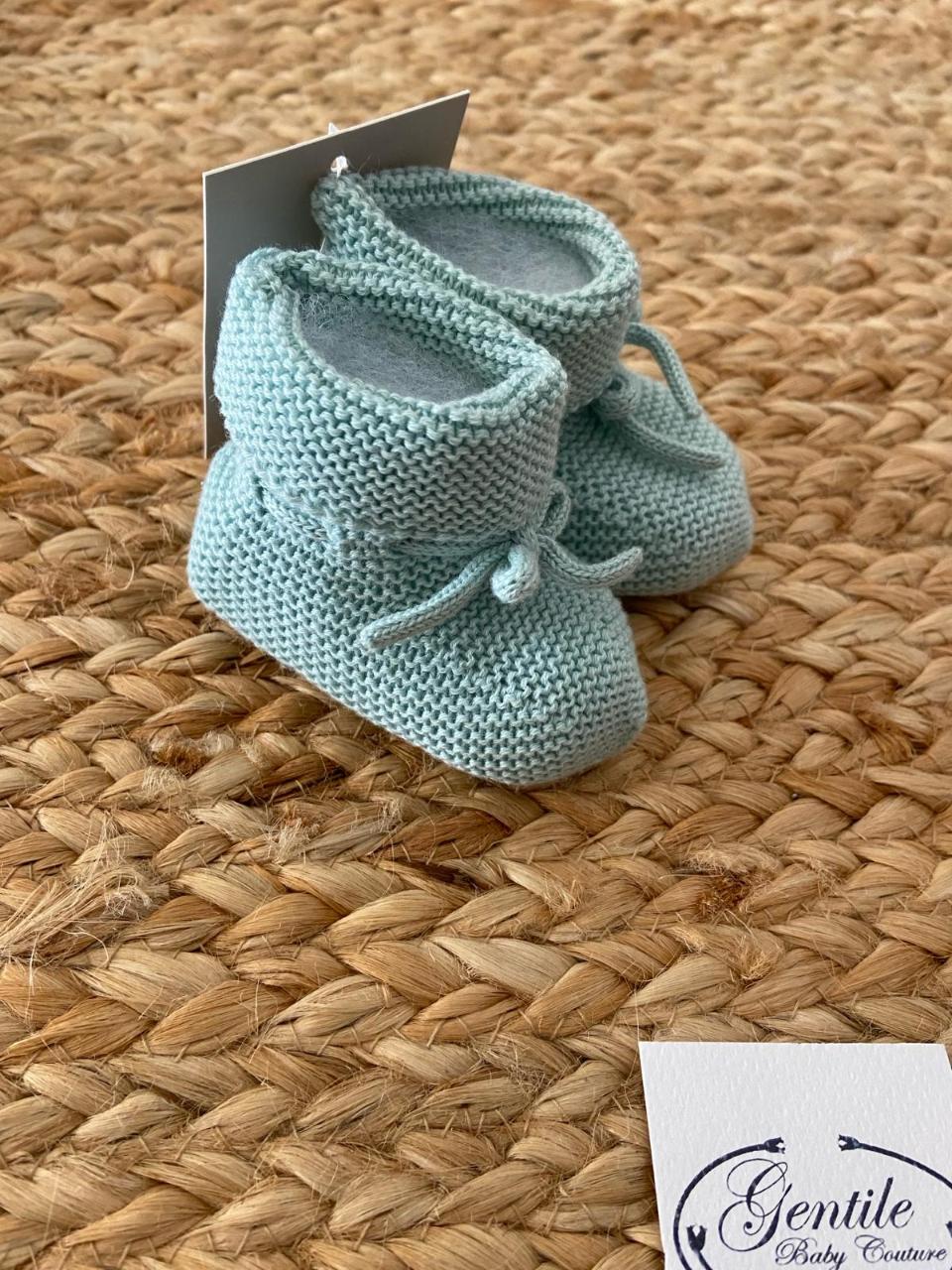 Babbucce in filo di cotone Verde Acqua Paz Rodriguez 018-22507