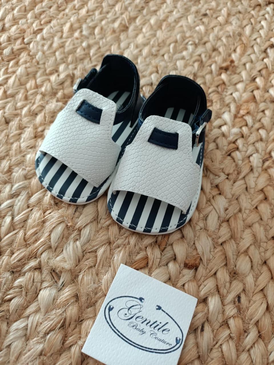 Sandali neonato Bianco e Blu Mayoral 9278
